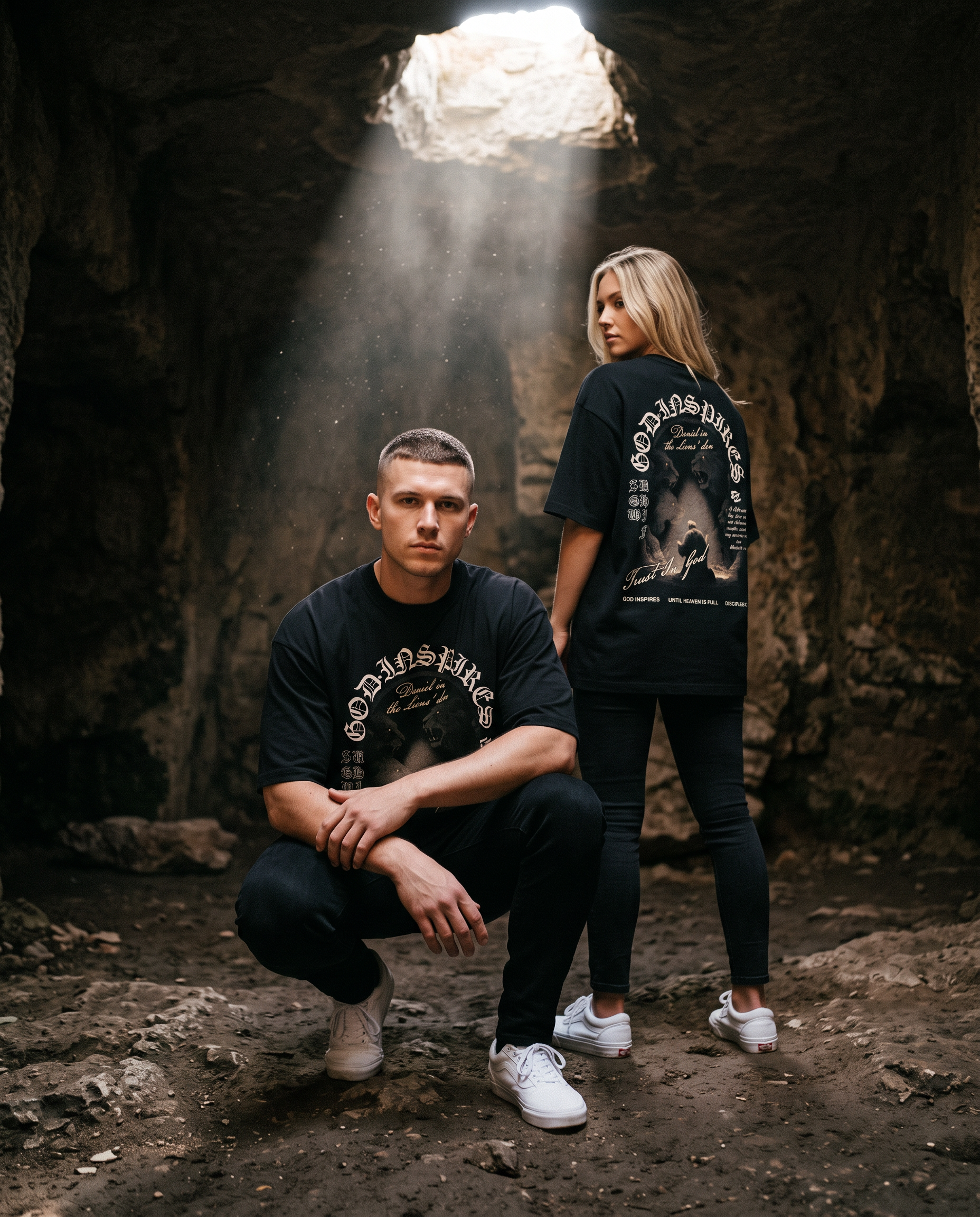 'Daniel in the Lions' Den' T-Shirt - God Inspires