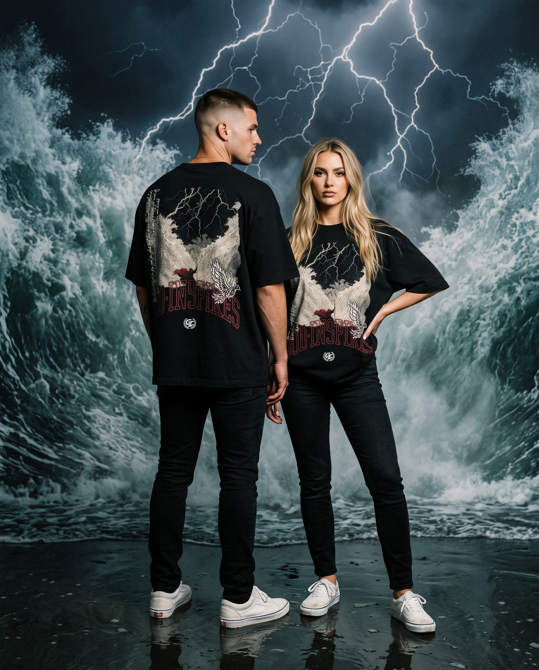 'Moses Parting the Red Sea' T-Shirt - God Inspires