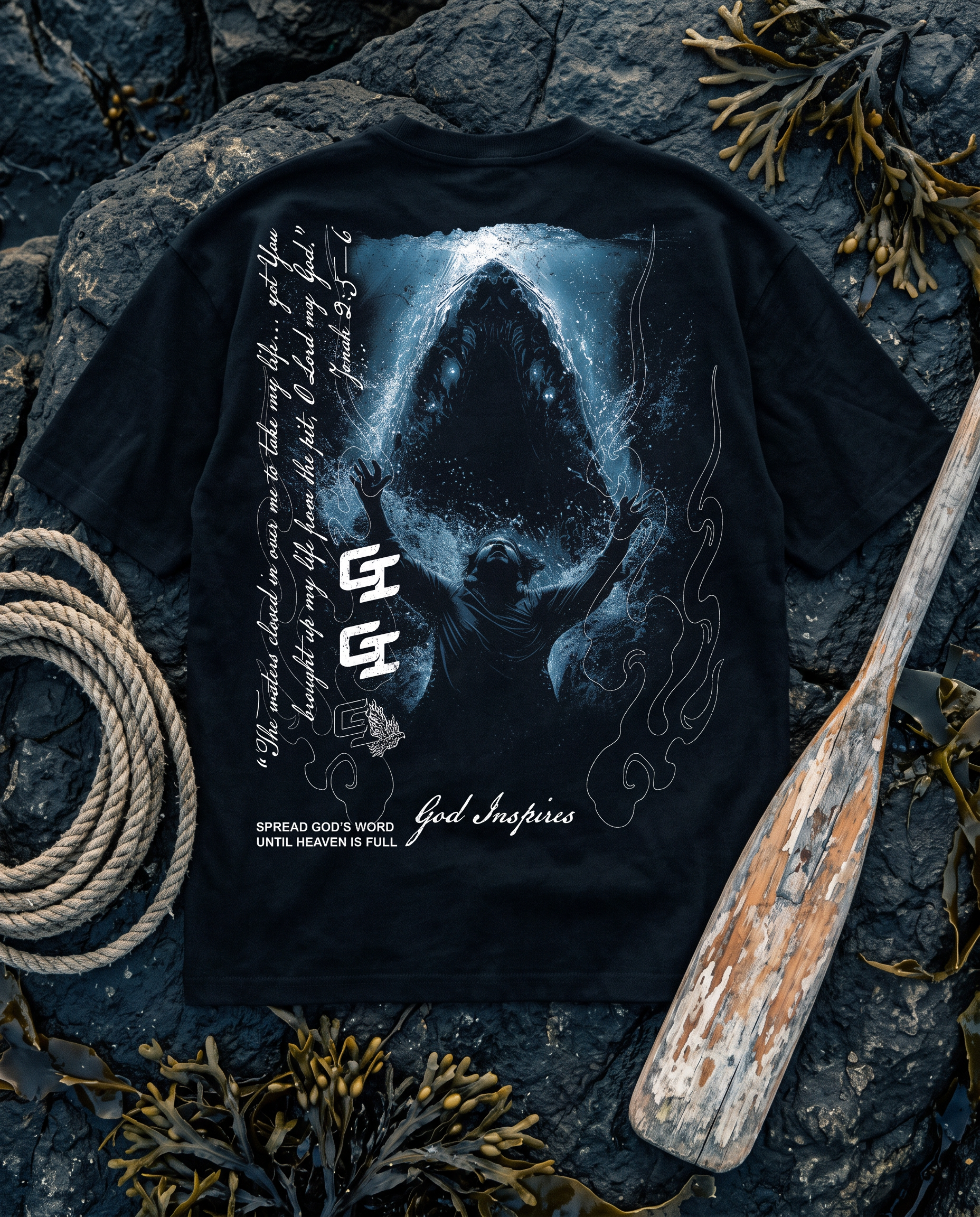 'Jonah and the Whale' T-Shirt - God Inspires