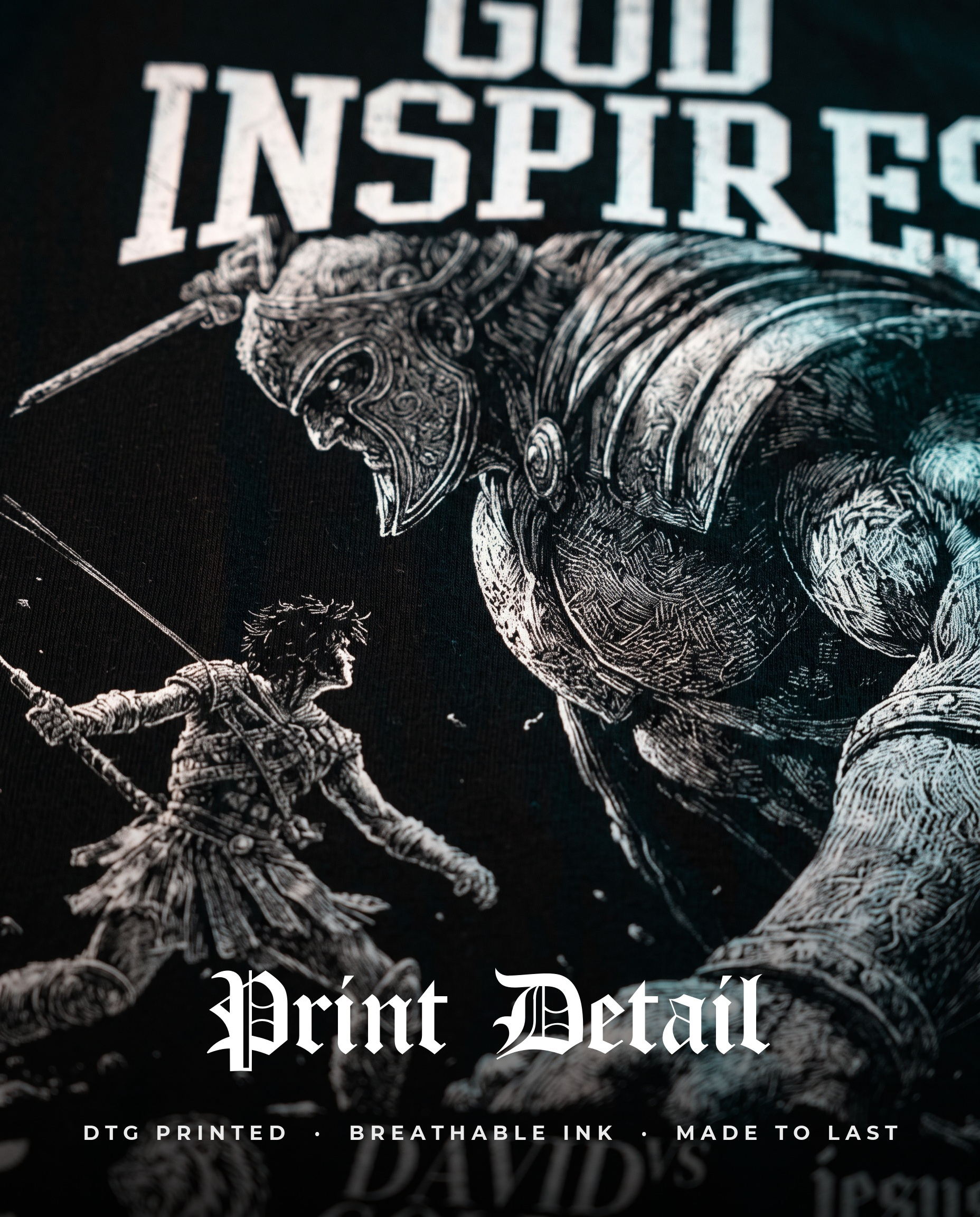 'David vs Goliath' T-Shirt - God Inspires