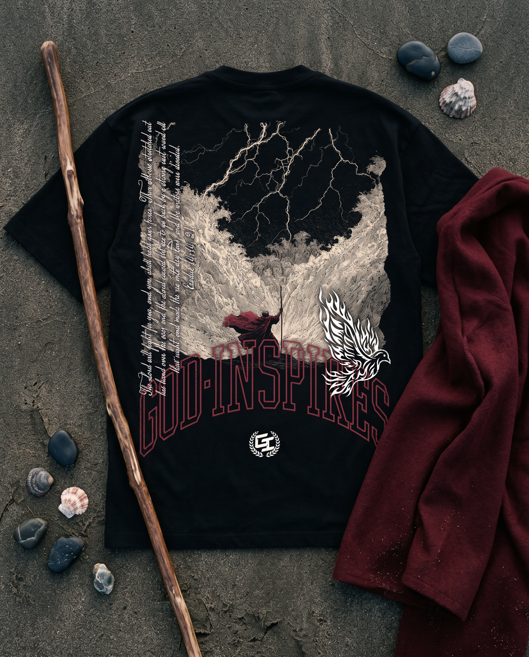 'Moses Parting the Red Sea' T-Shirt - God Inspires
