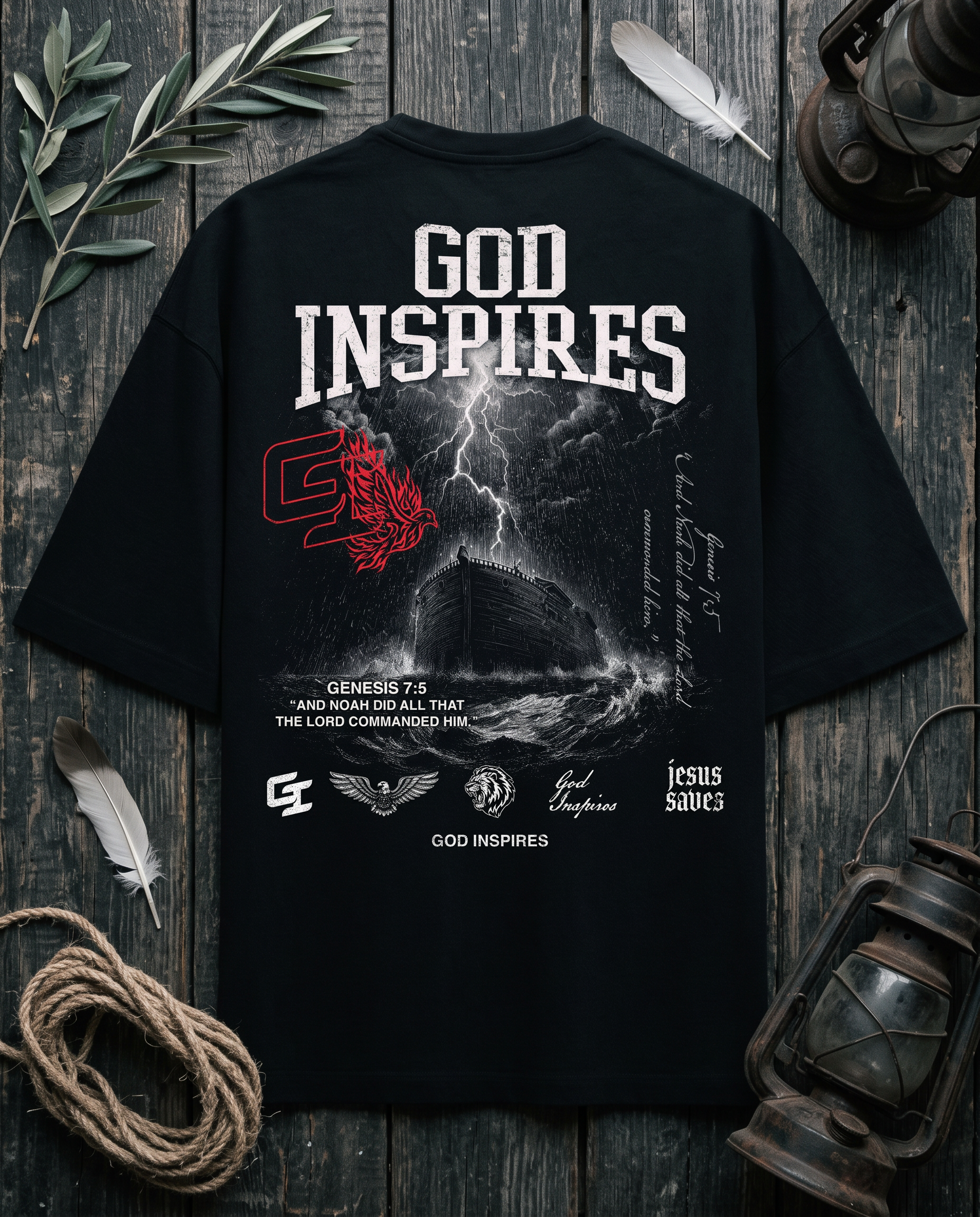 'Noah's Ark' T-Shirt - God Inspires