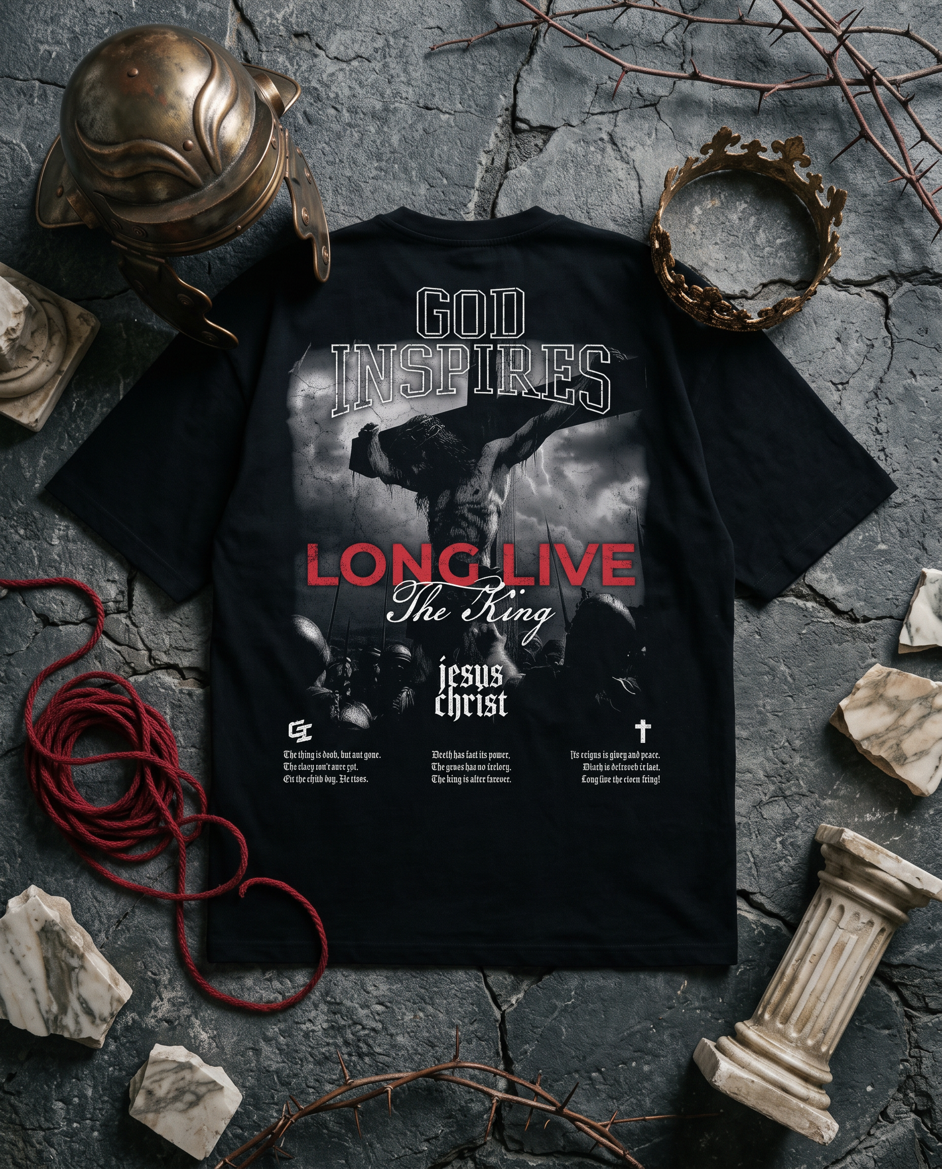 'Long Live The King' T-Shirt - God Inspires