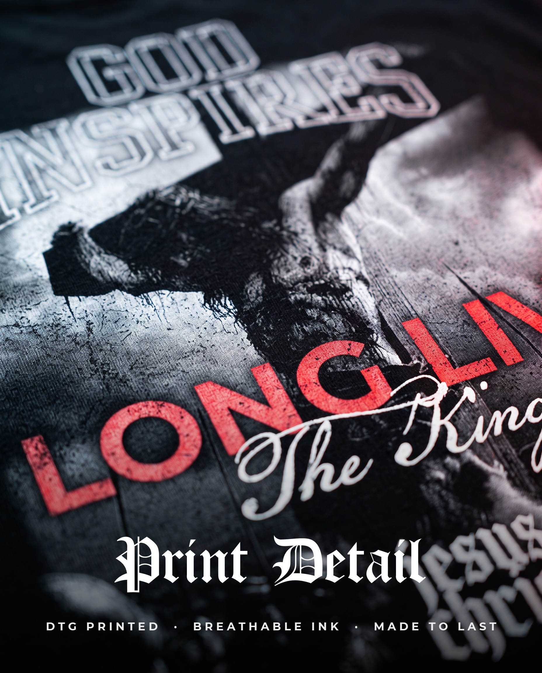 'Long Live The King' T-Shirt - God Inspires