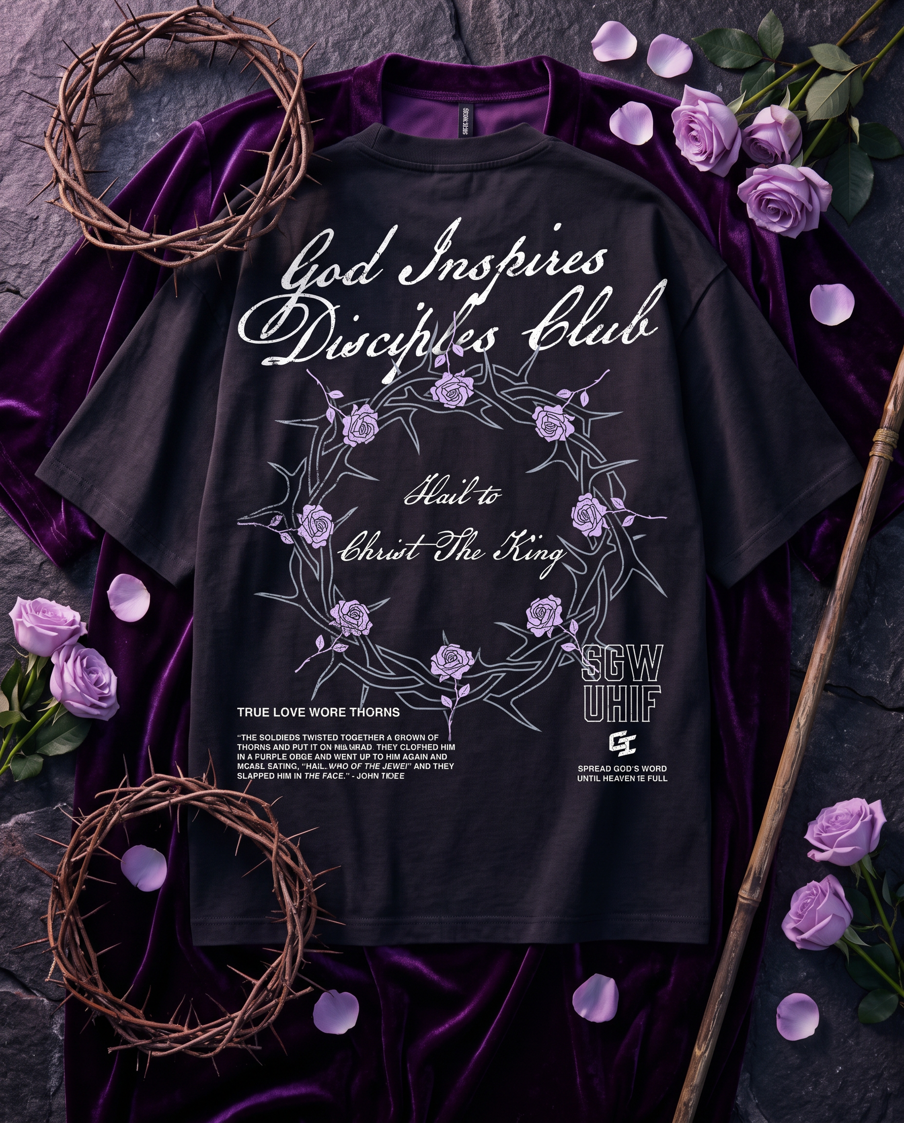 'Crown of Thorns' T-Shirt - God Inspires