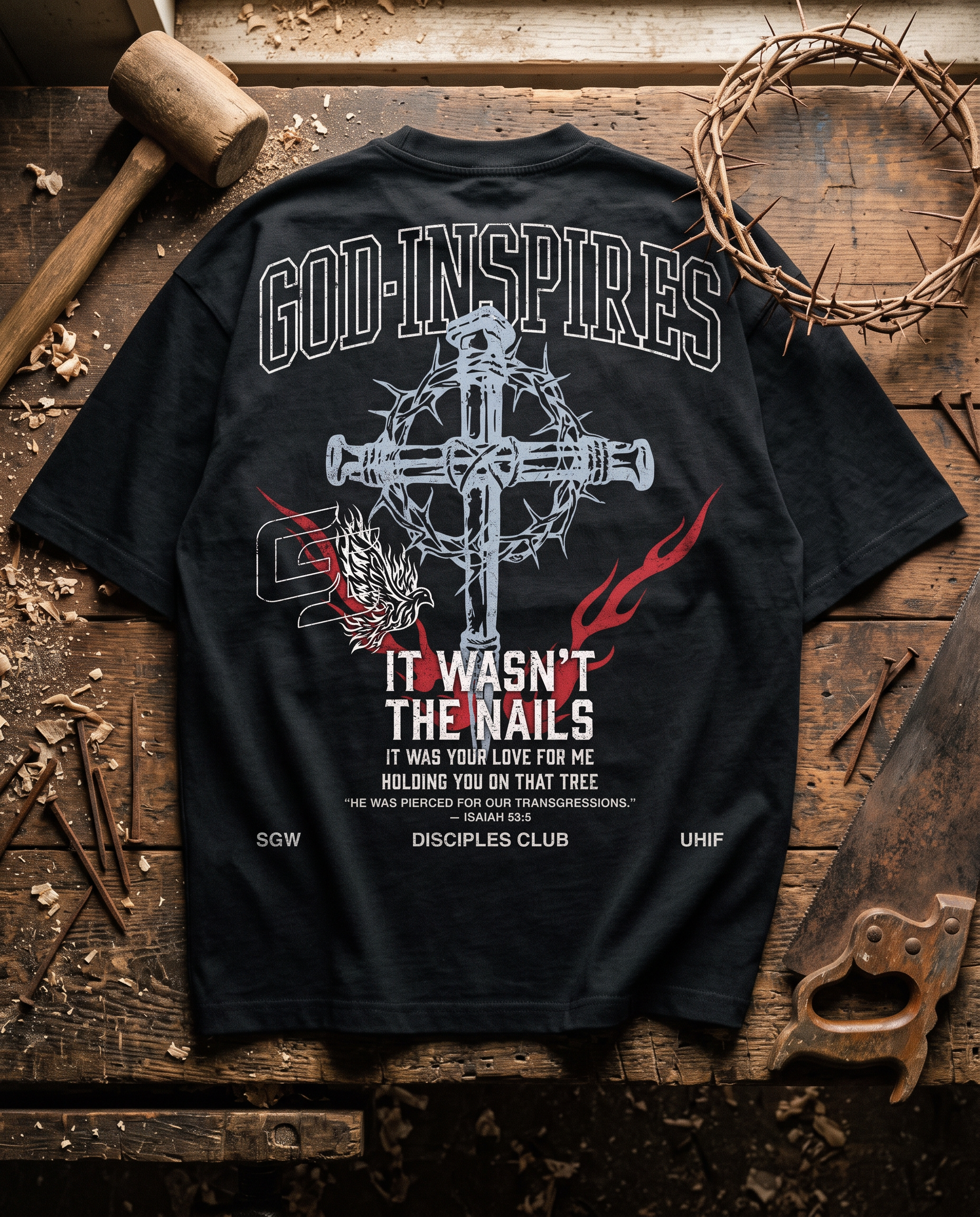 'Nails' T-Shirt - God Inspires