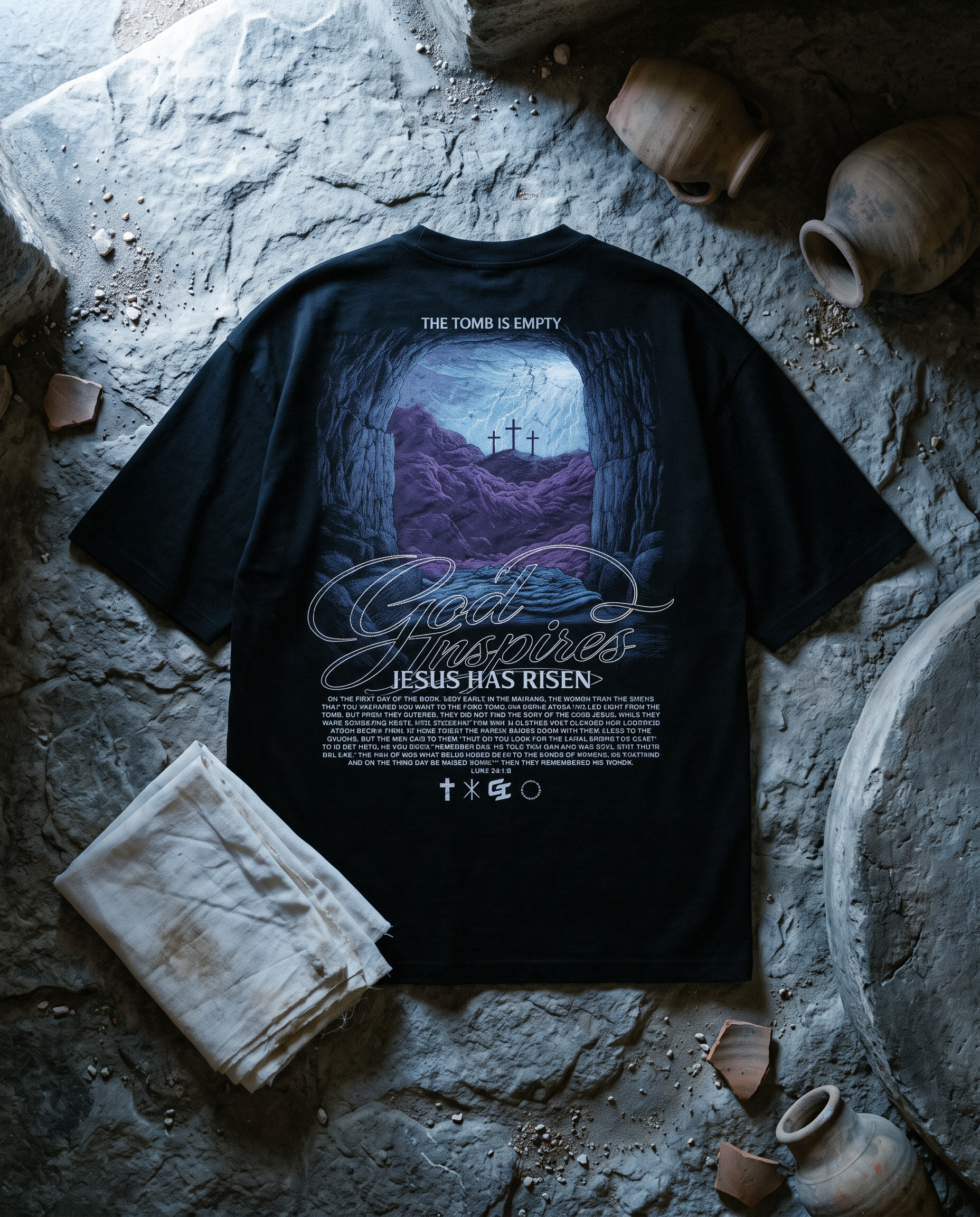 'The Empty Tomb' T-Shirt - God Inspires