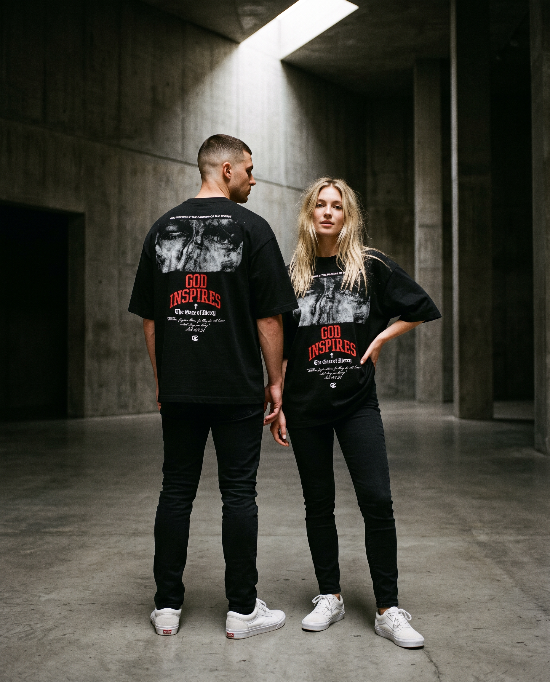 'The Gaze of Mercy' T-Shirt - God Inspires