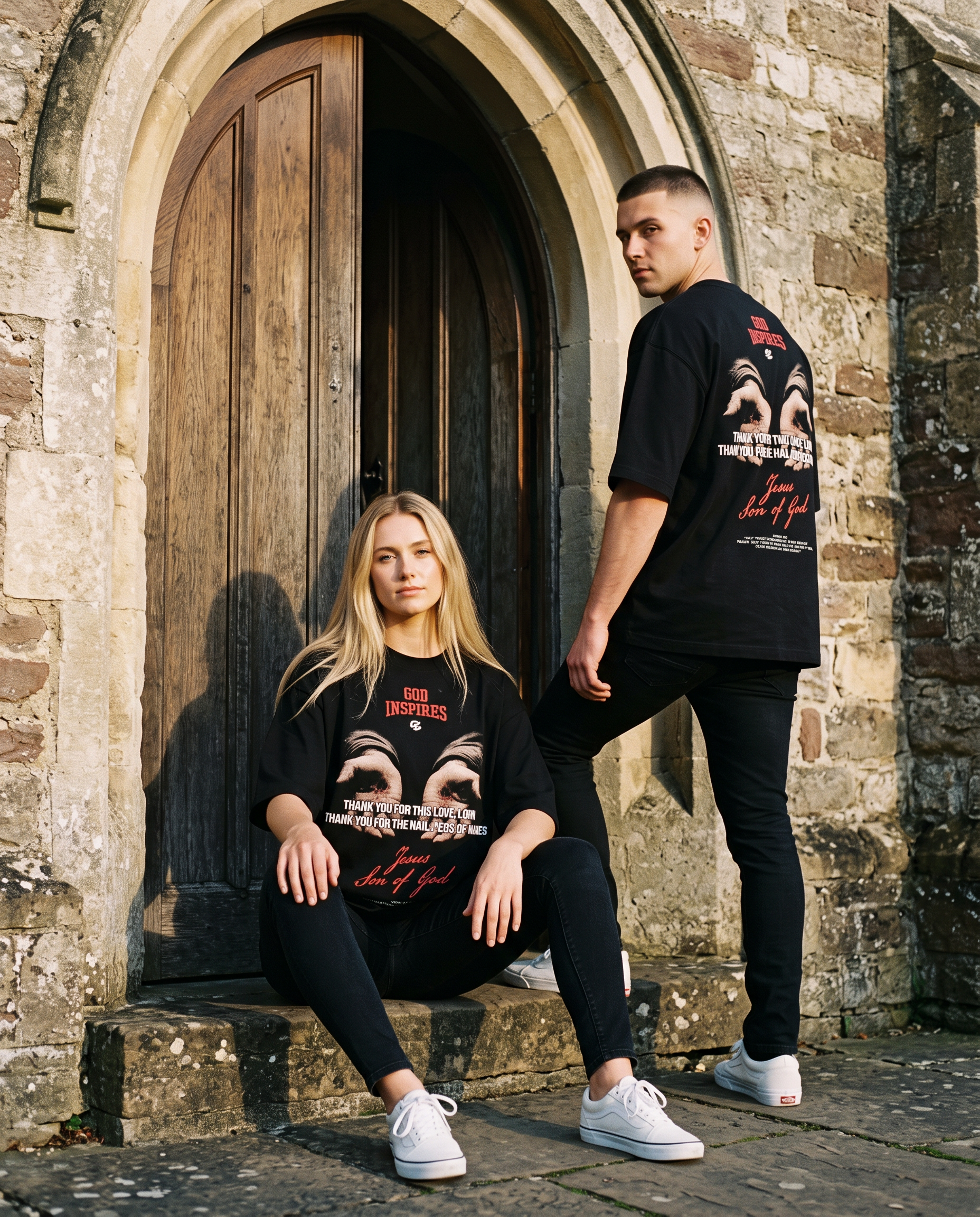 'Pierced Hands' T-Shirt - God Inspires