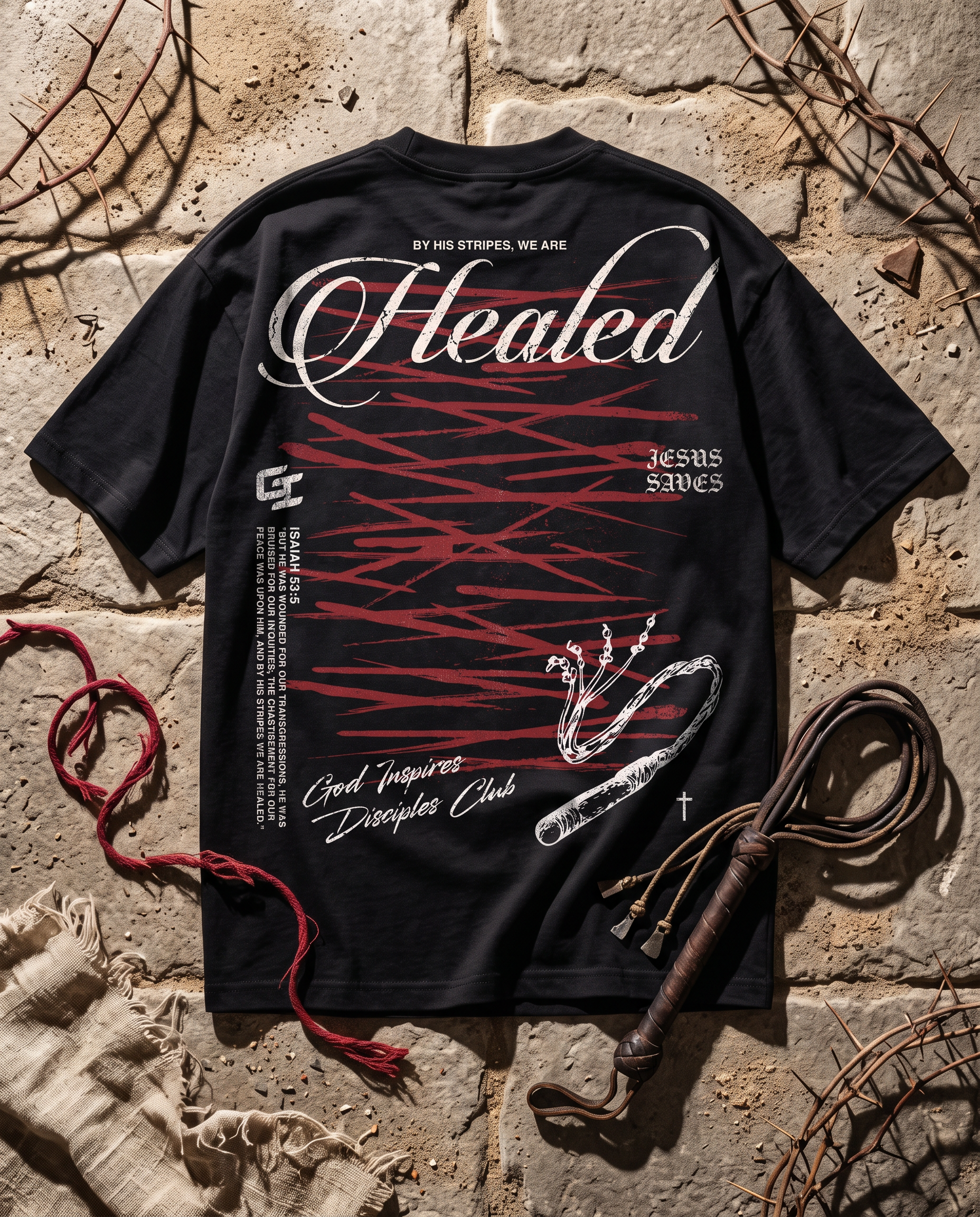 'By His Stripes' T-Shirt