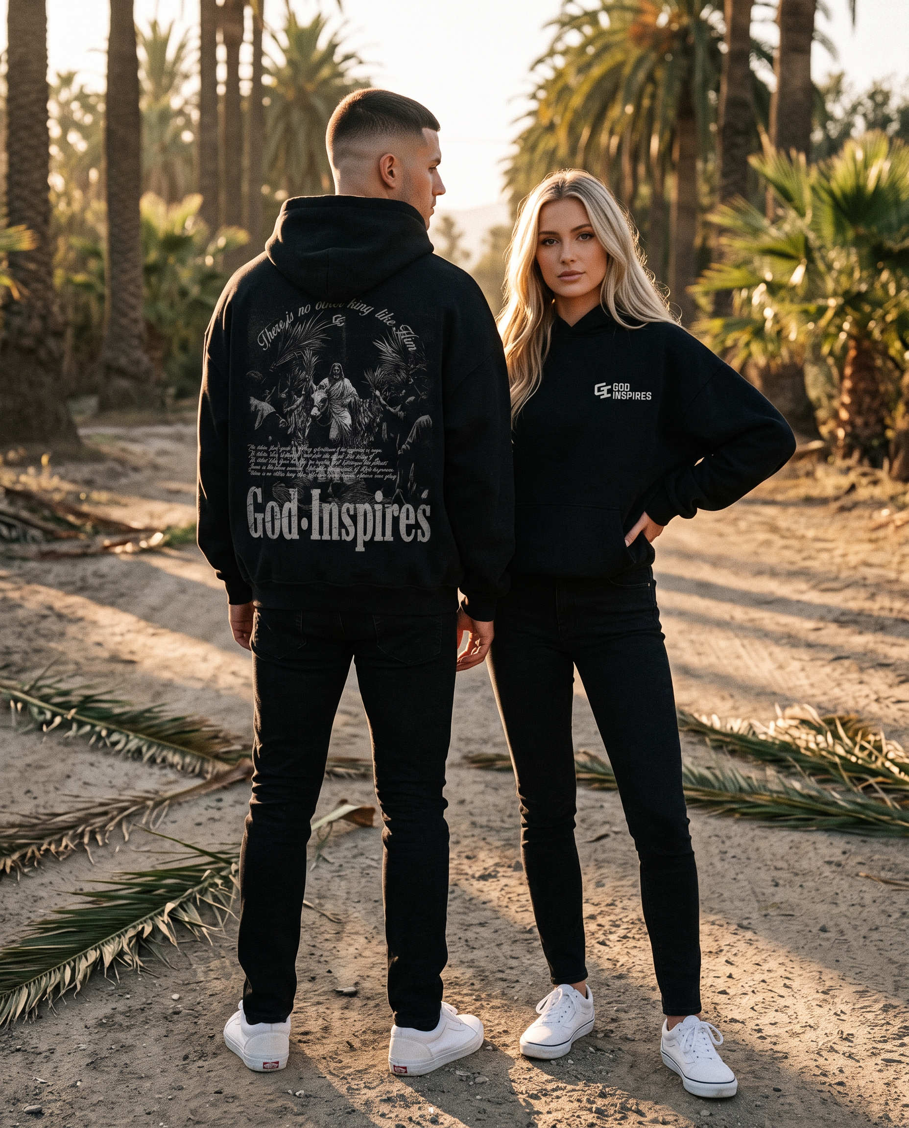 'No Other King' Oversized Hoodie