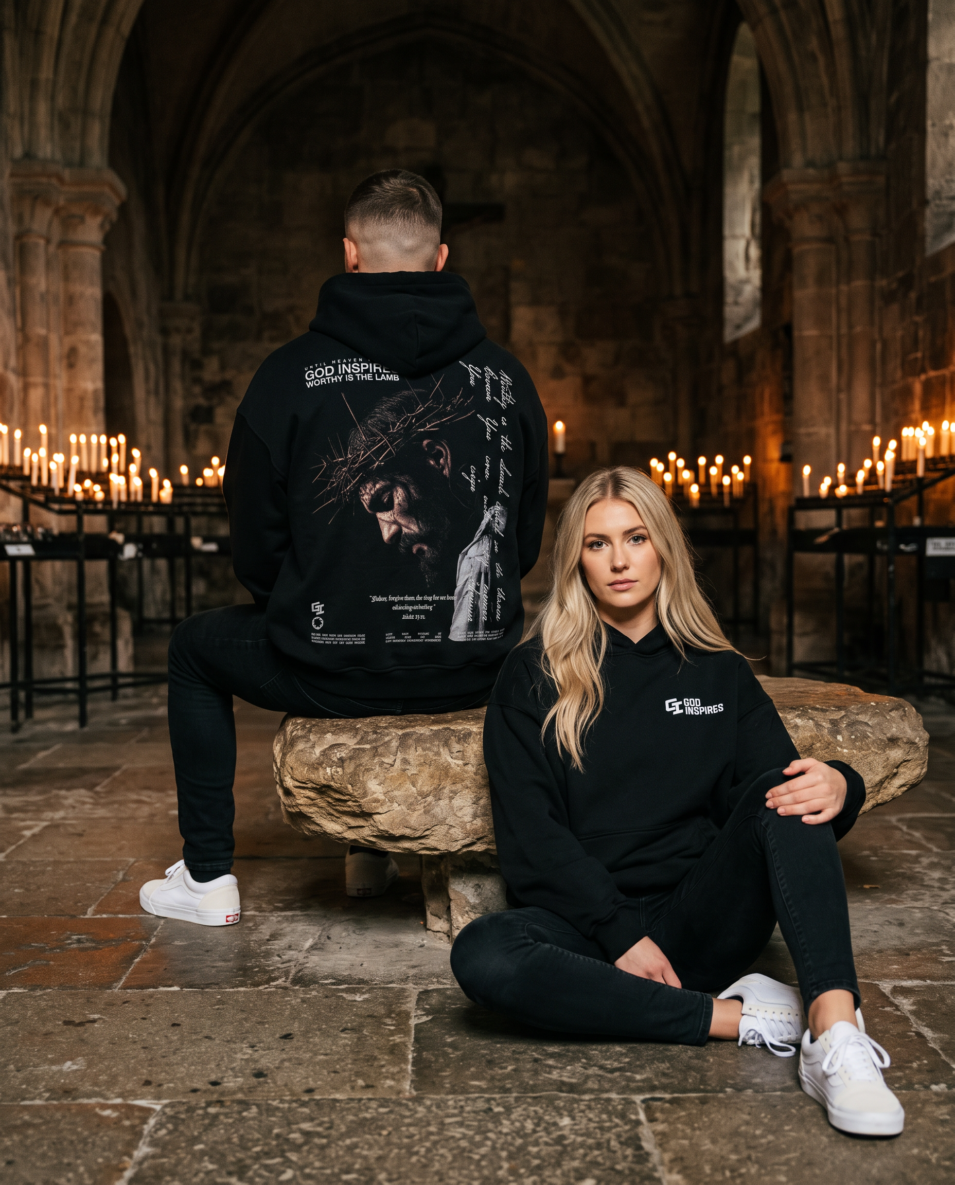 'Worthy Is The Lamb' Oversized Hoodie