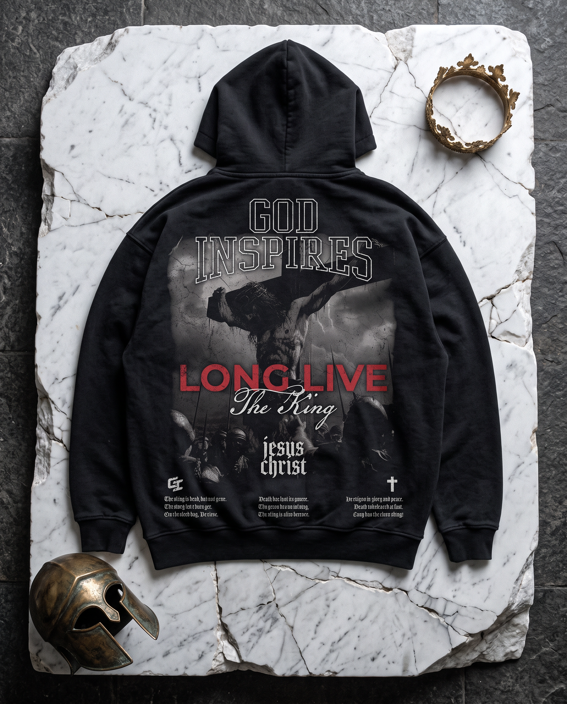 'Long Live The King' Oversized Hoodie