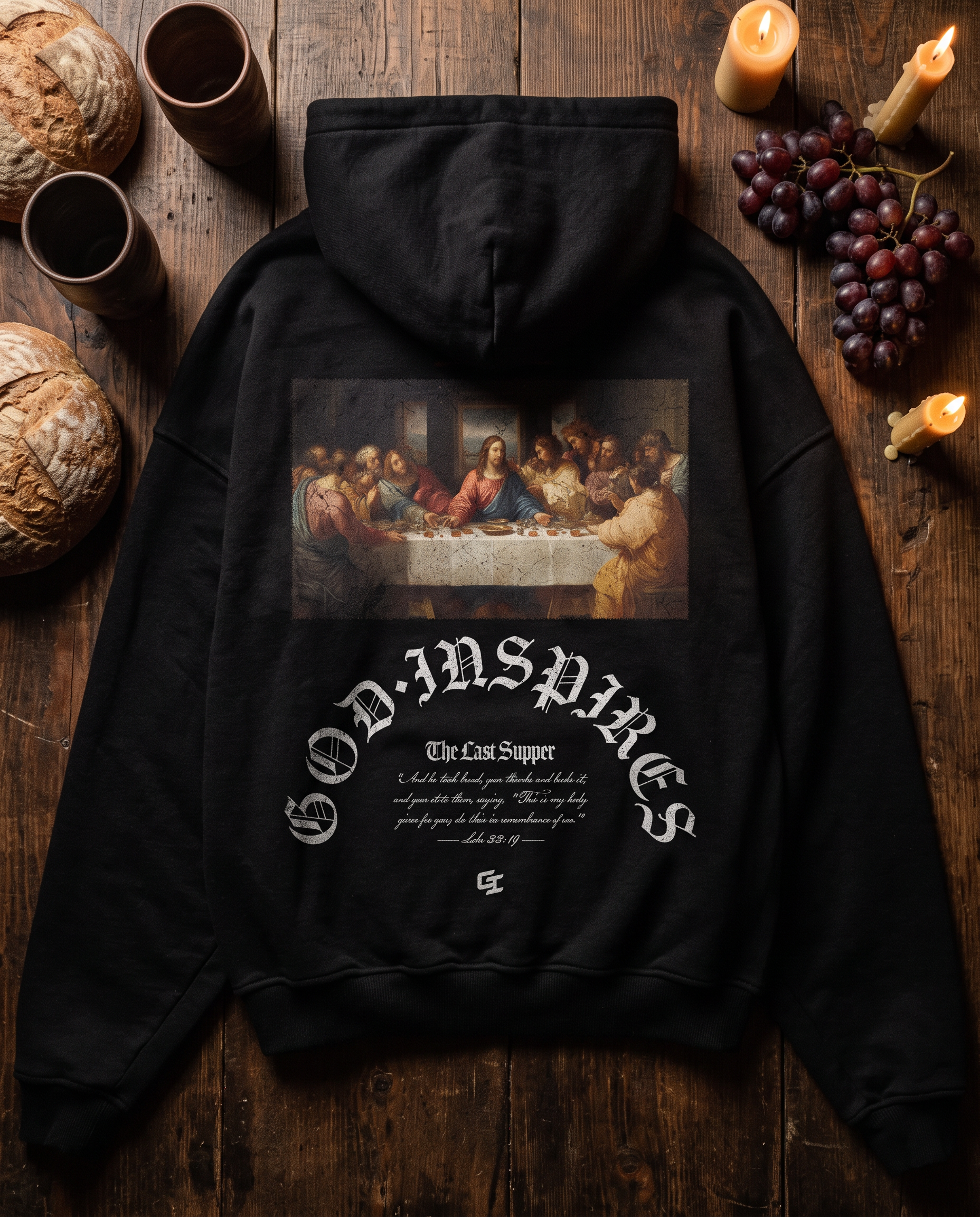 'The Last Supper' Oversized Hoodie