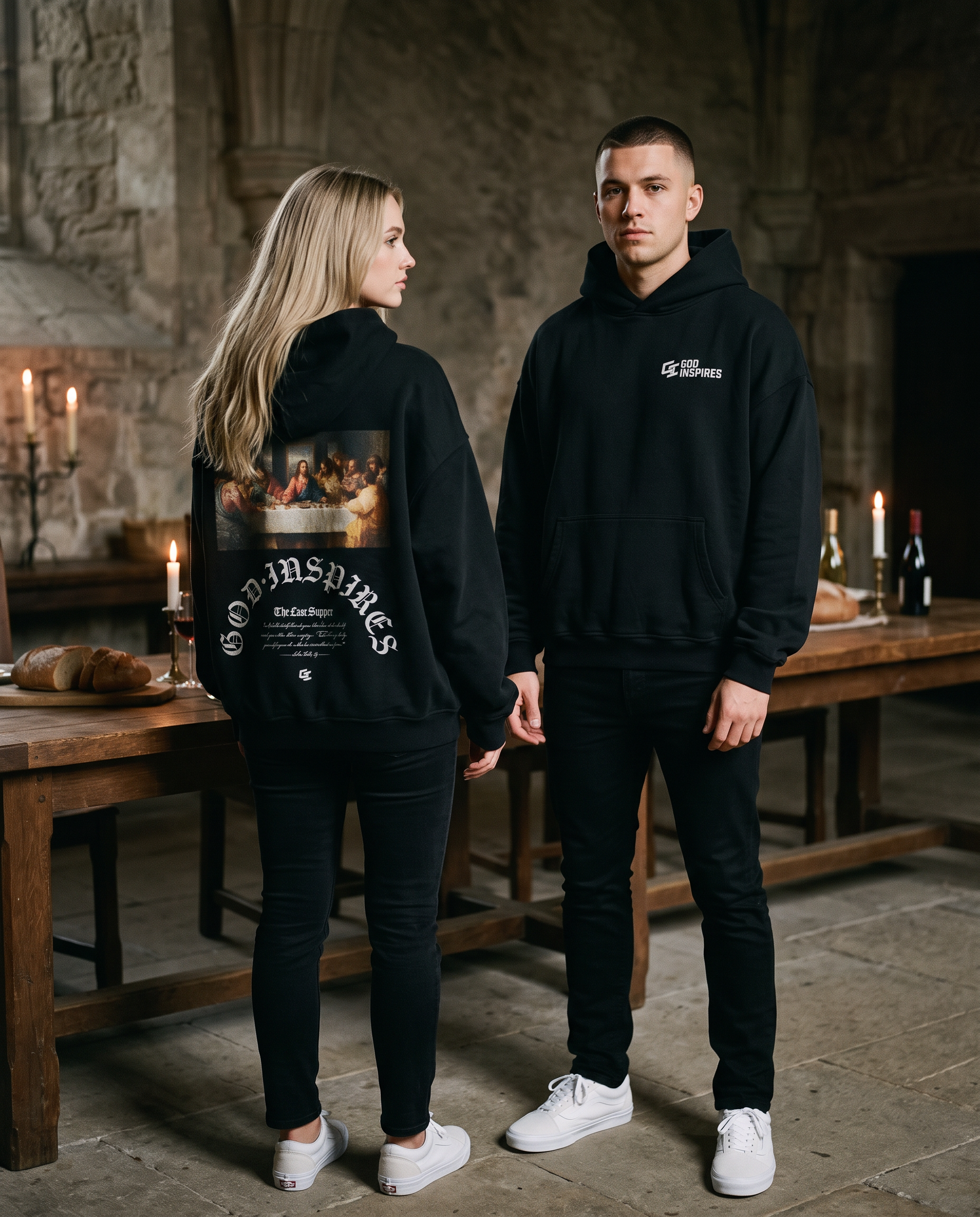 'The Last Supper' Oversized Hoodie