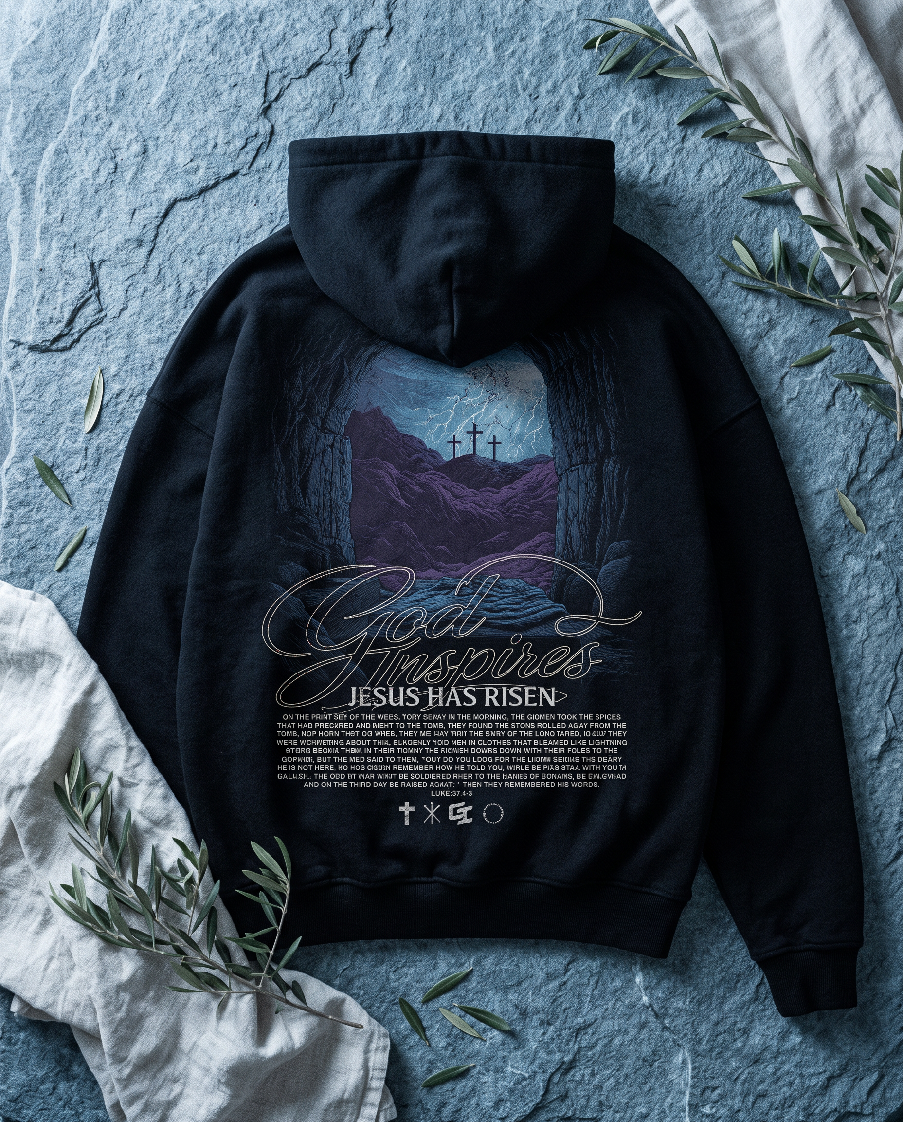 'The Empty Tomb' Oversized Hoodie