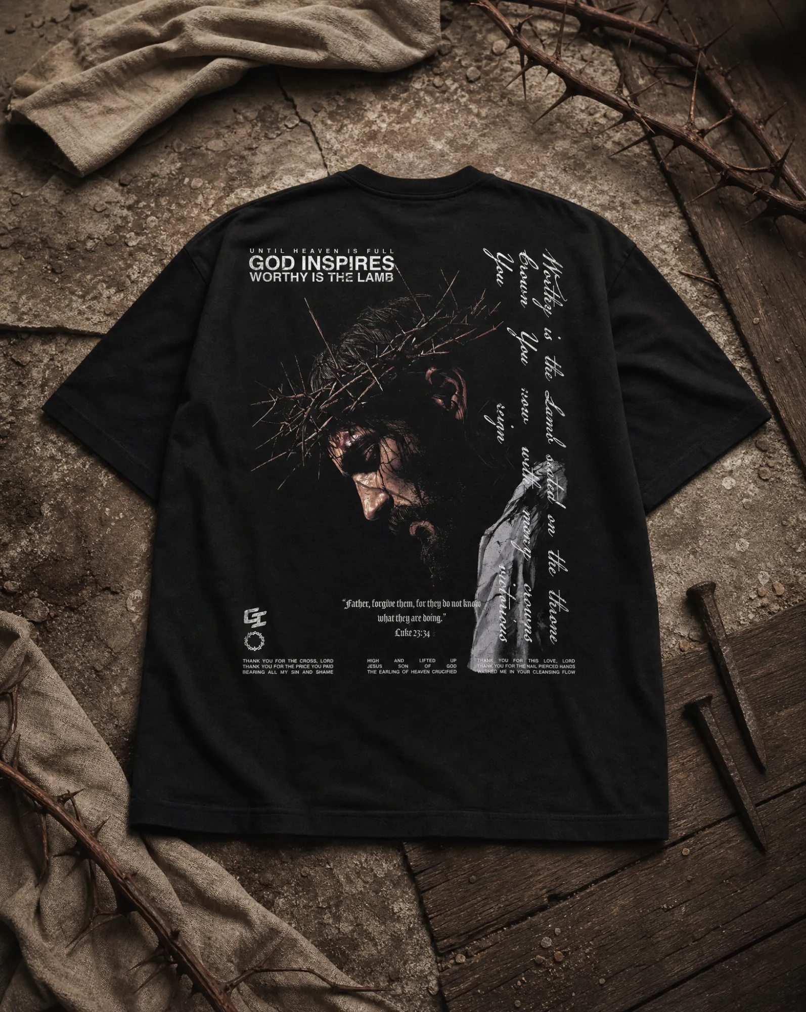 'Worthy Is The Lamb' T-Shirt - God Inspires