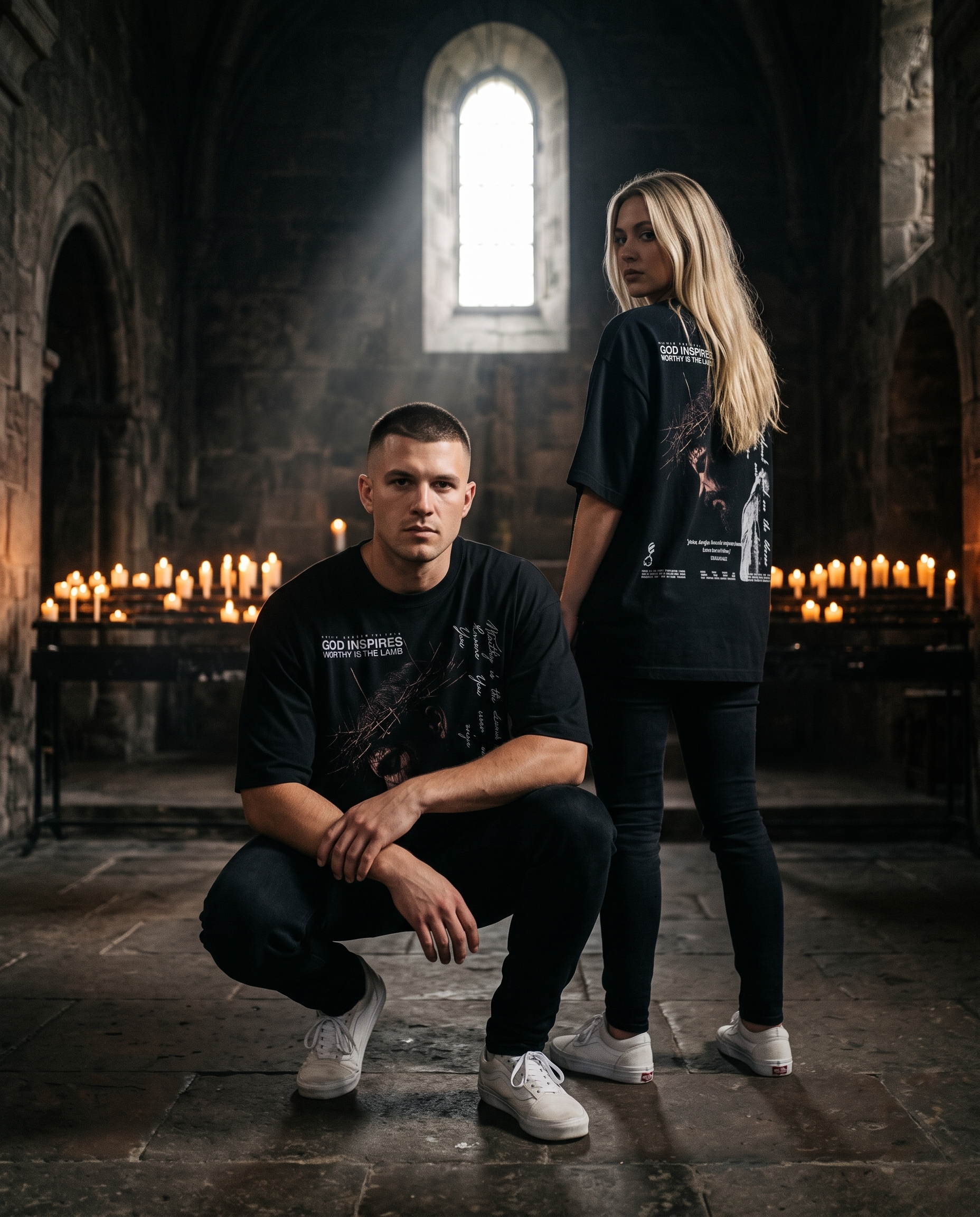 'Worthy Is The Lamb' T-Shirt - God Inspires