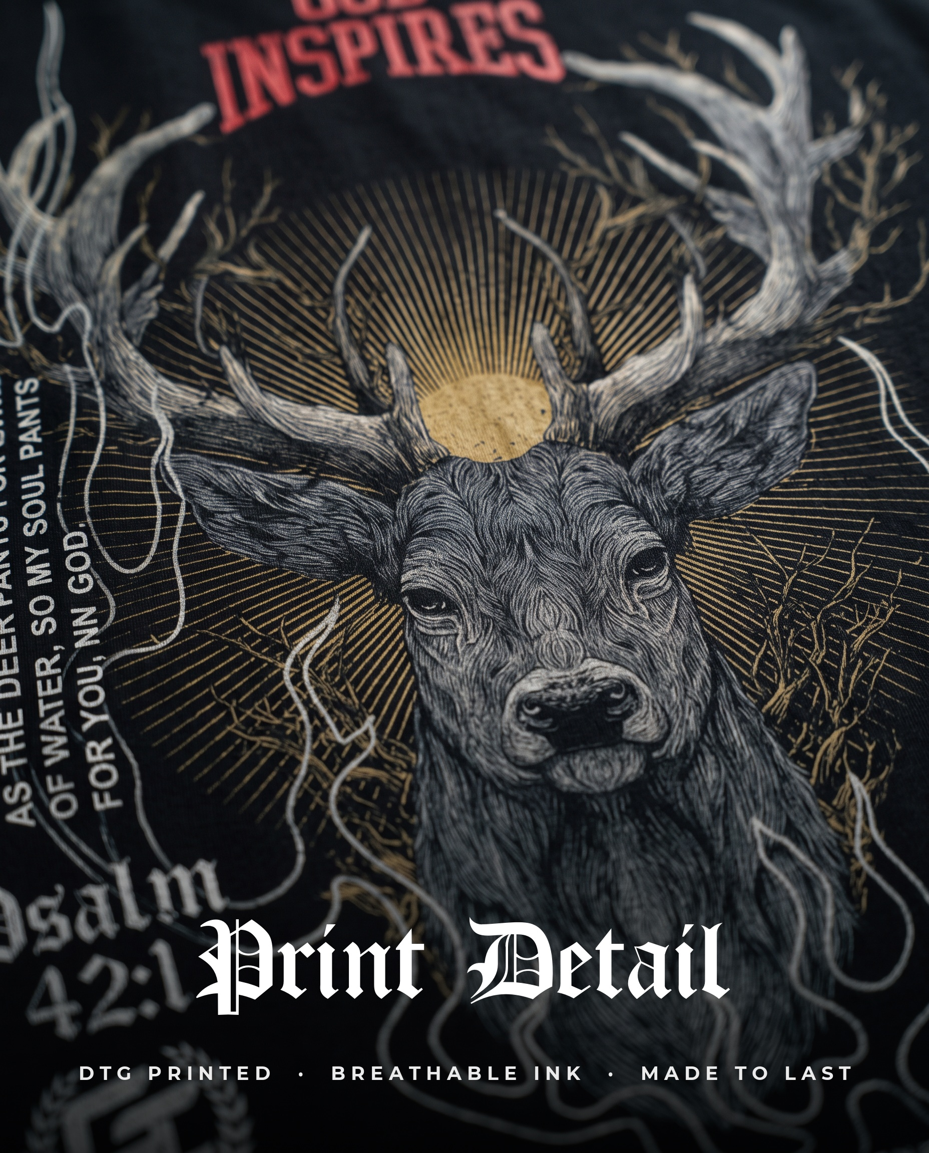 'Deer' T-Shirt - God Inspires