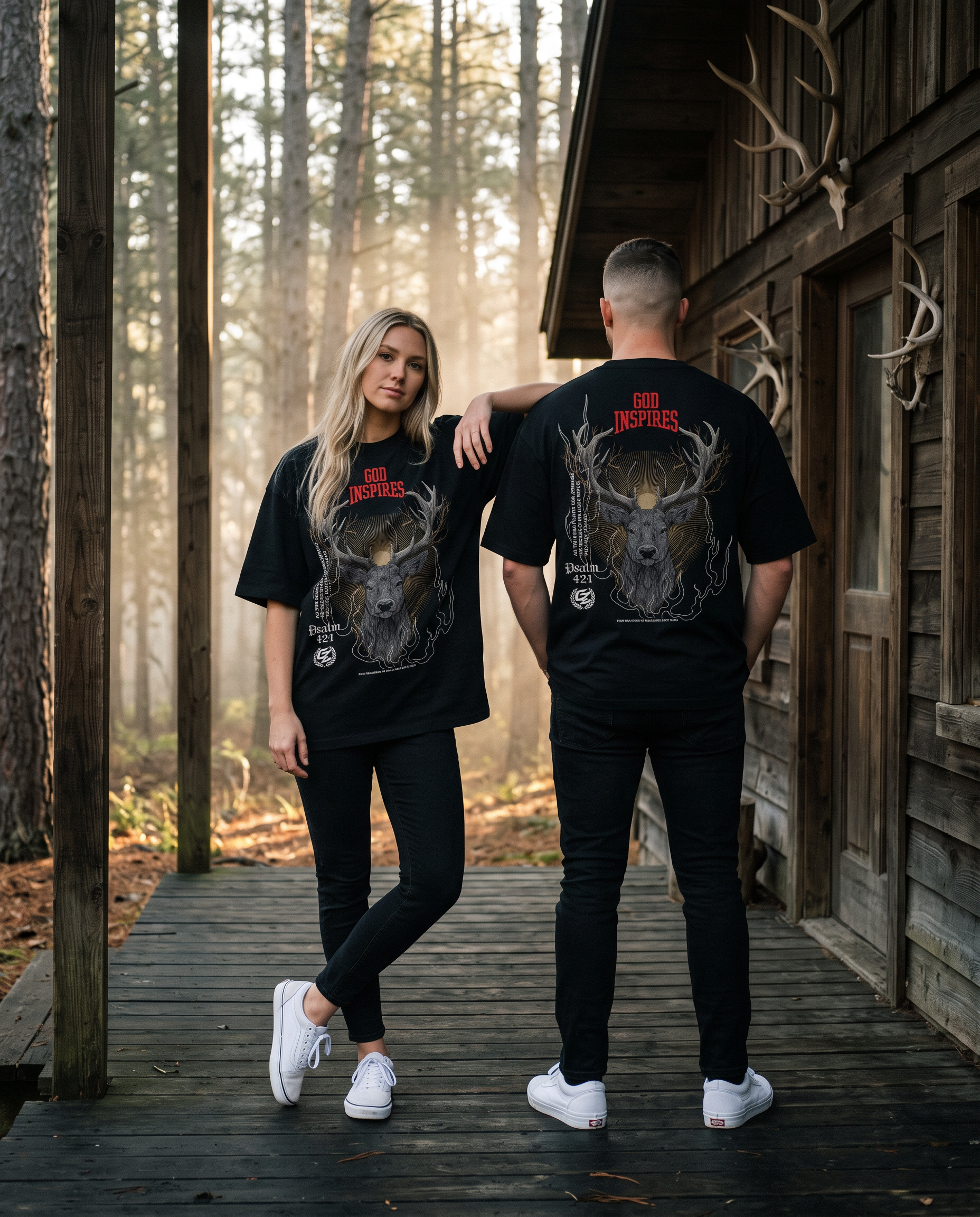 'Deer' T-Shirt - God Inspires