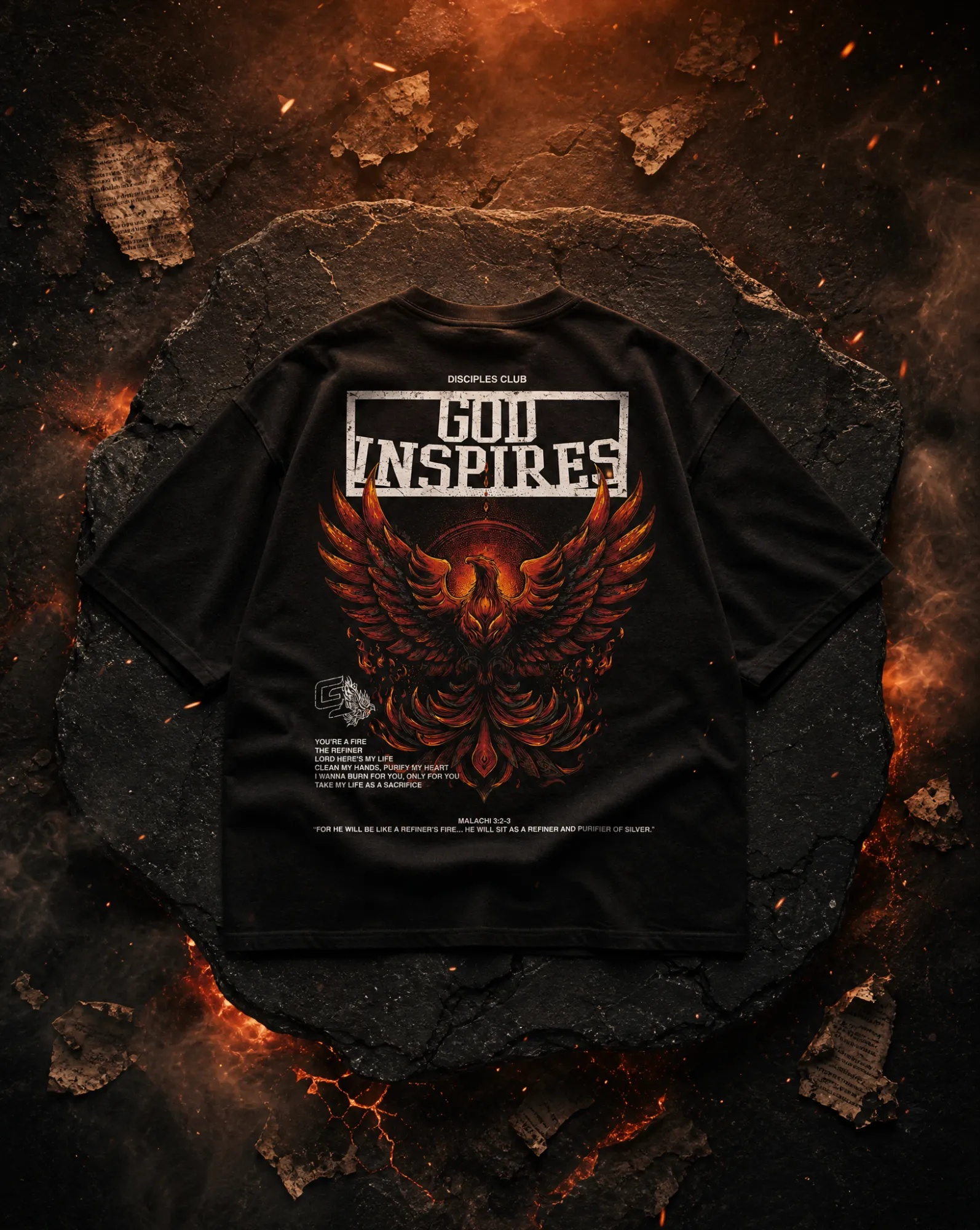 'Phoenix' T-Shirt - God Inspires