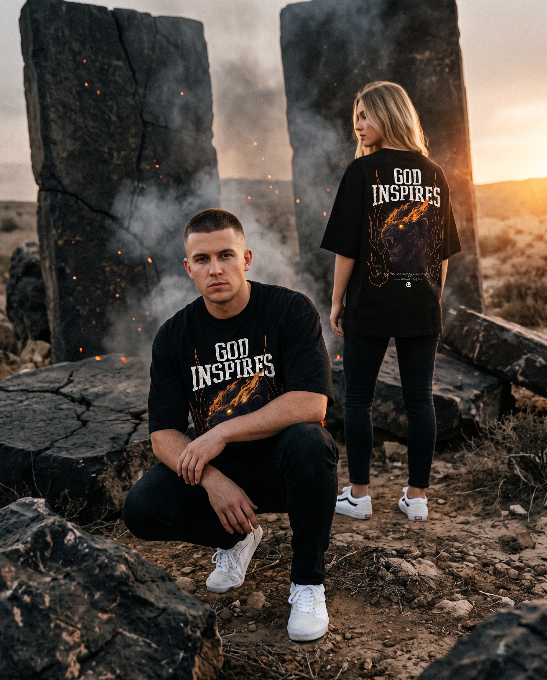 'Lion' T-Shirt - God Inspires