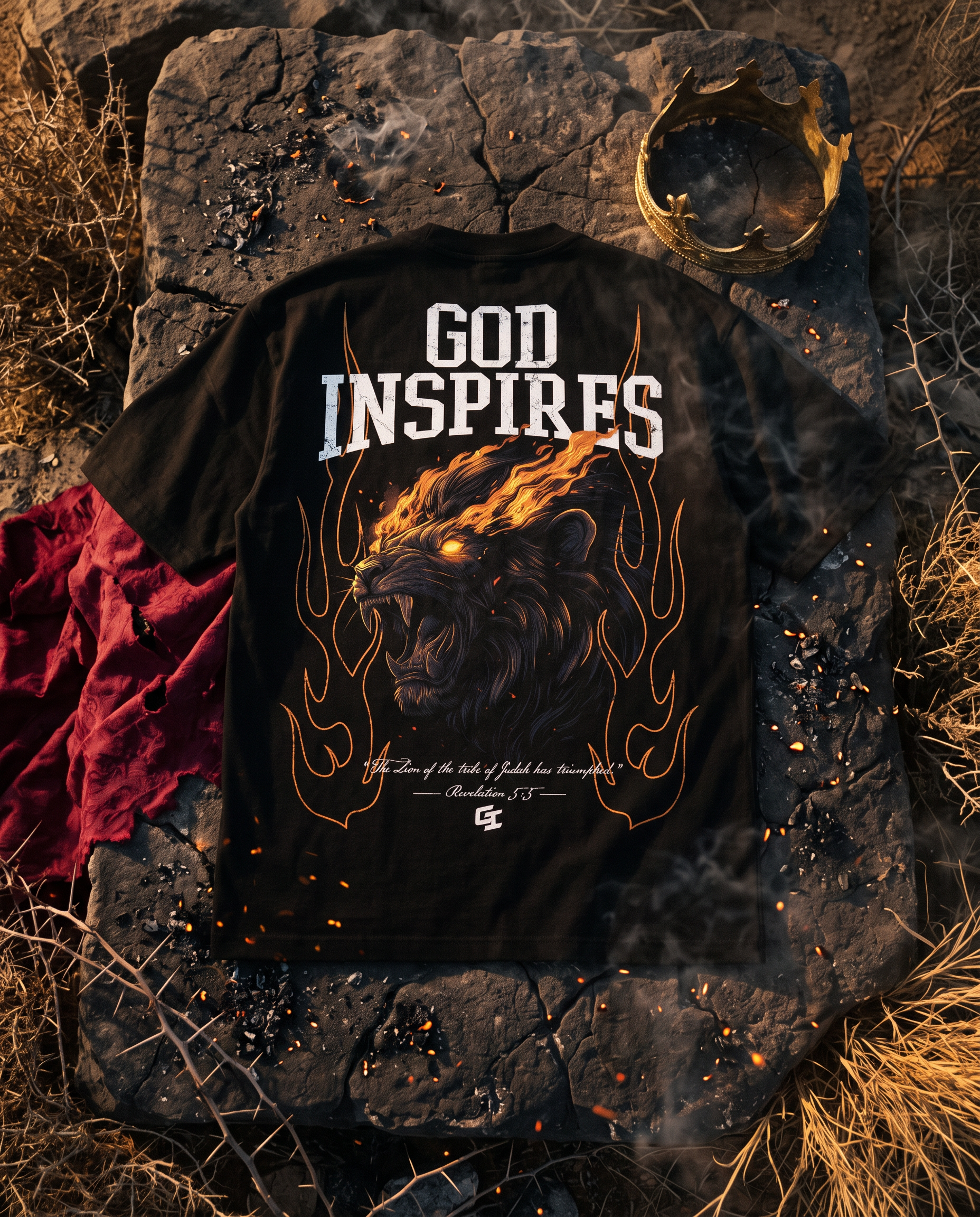 'Lion' T-Shirt - God Inspires