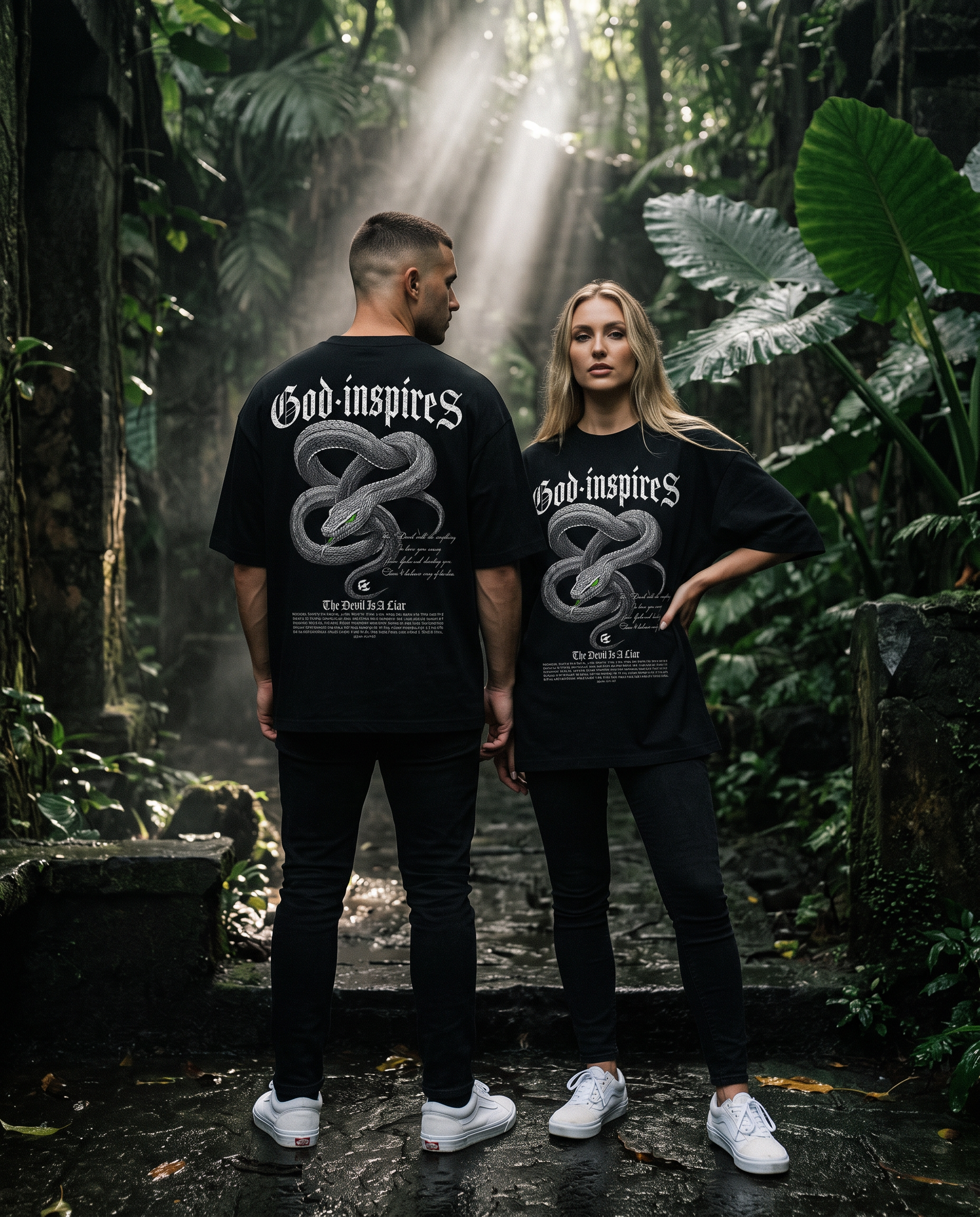'Snake' T-Shirt - God Inspires