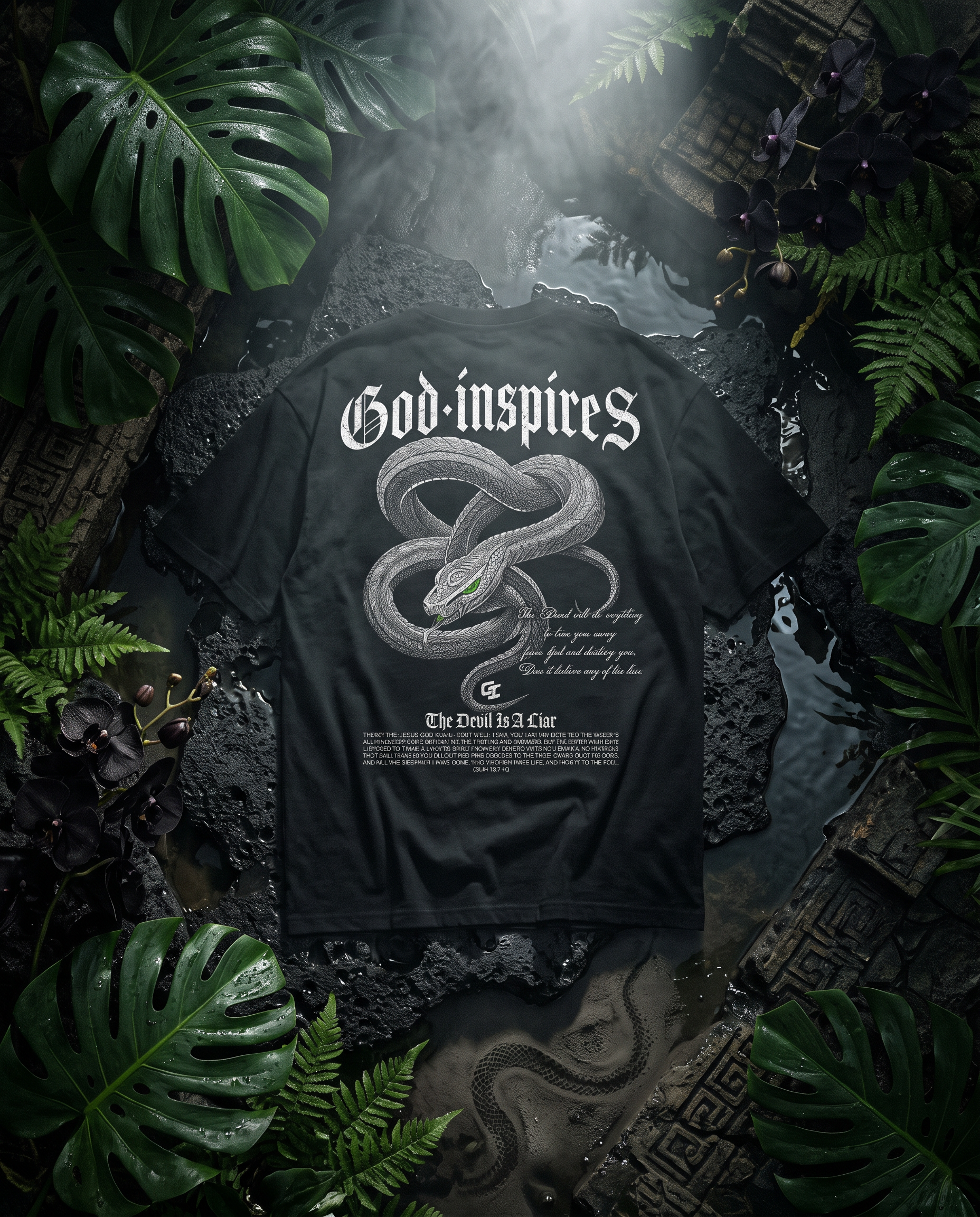 'Snake' T-Shirt - God Inspires