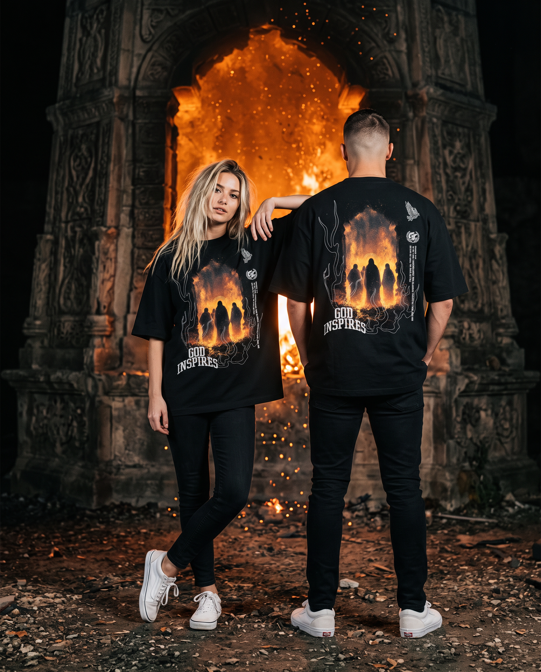 'The Fiery Furnace' T-Shirt - God Inspires