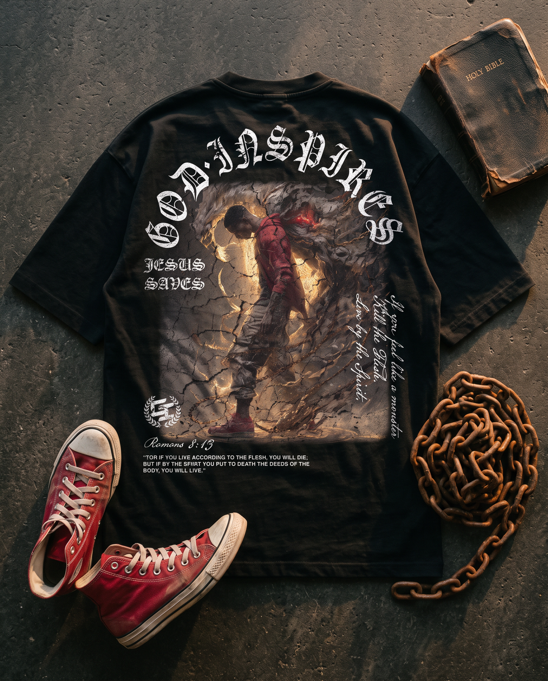 'Monster' T-Shirt - God Inspires