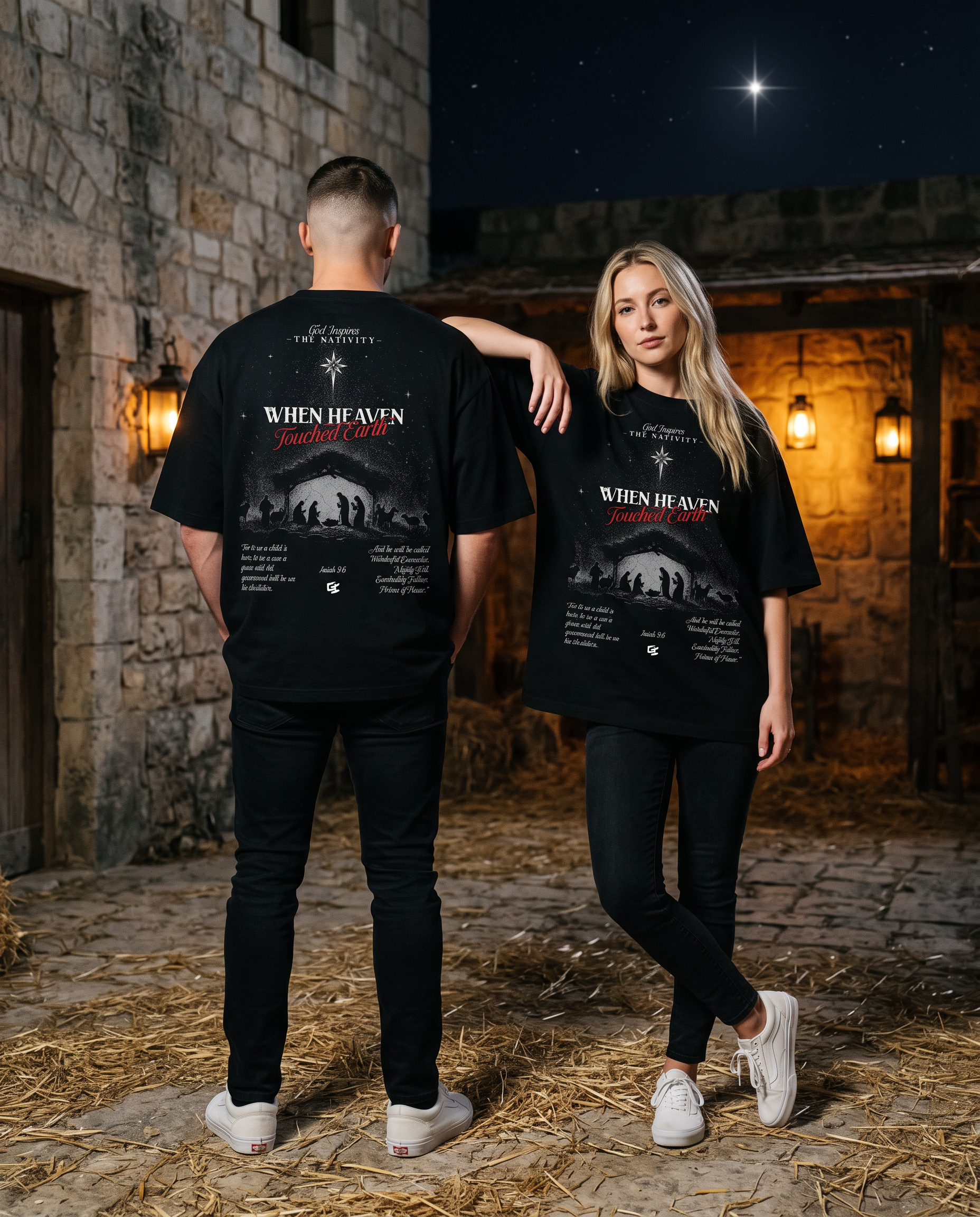 [Christmas Edition] 'The Nativity' T-Shirt - God Inspires