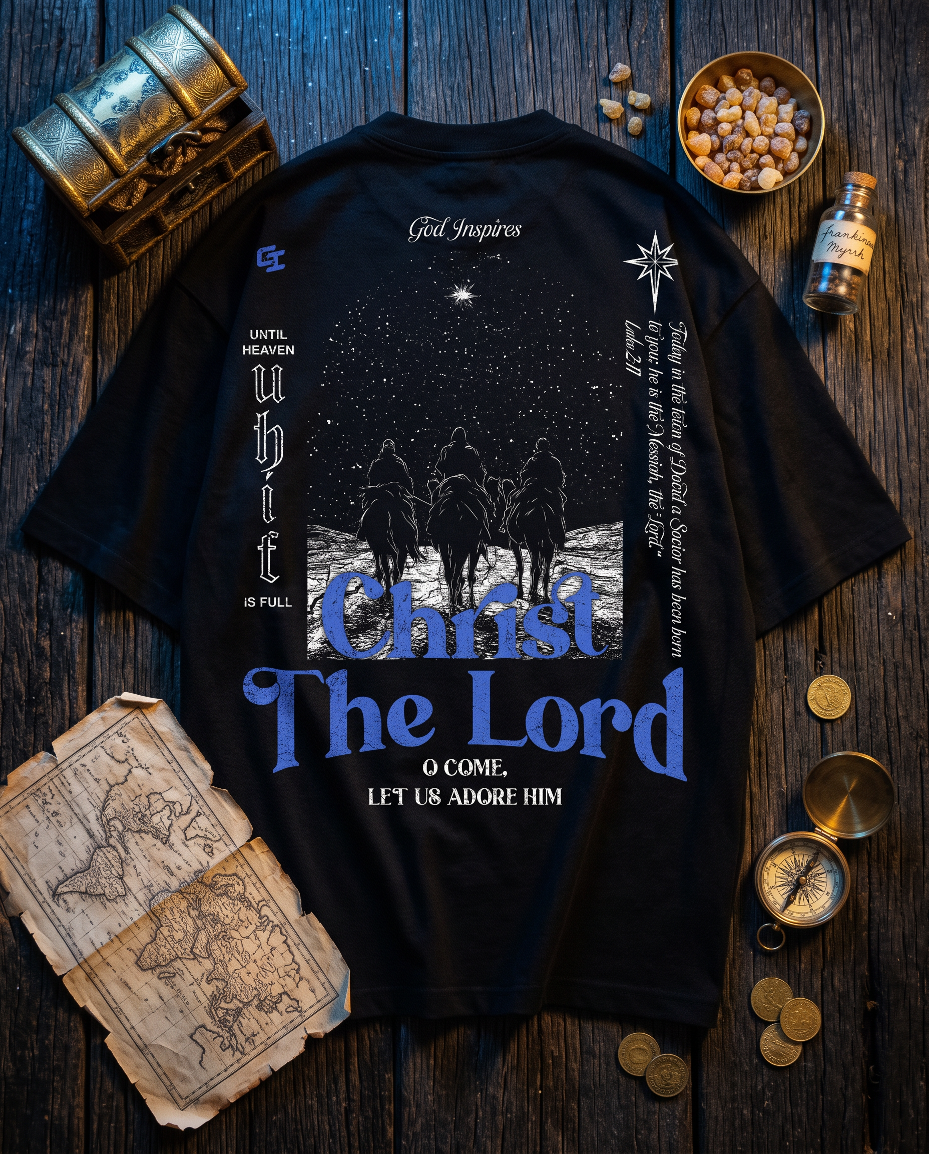 [Christmas Edition] 'O Come All Ye Faithful' T-Shirt - God Inspires