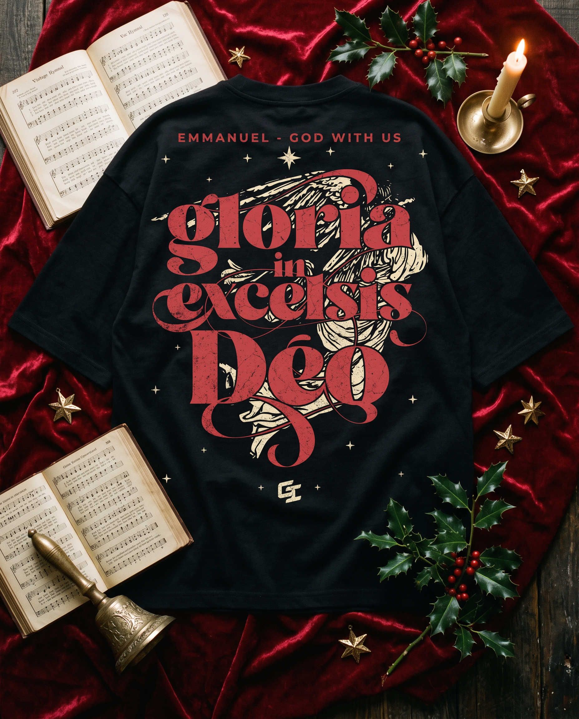 [Christmas Edition] 'Gloria In Excelsis Deo' T-Shirt - God Inspires