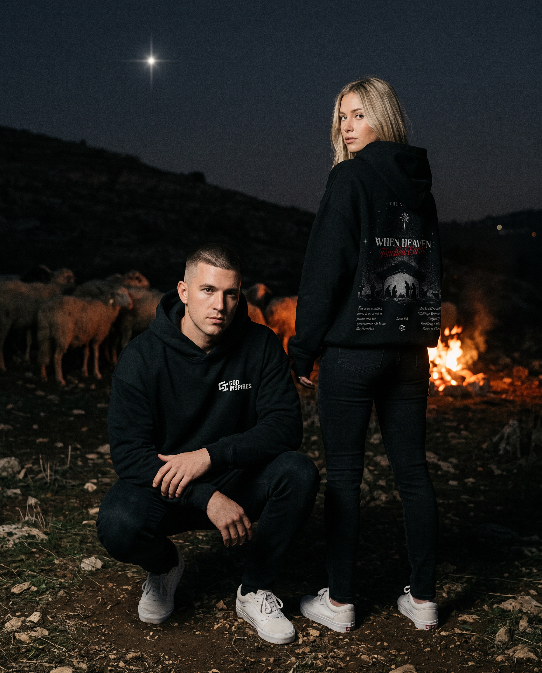[Christmas Edition] 'The Nativity' Oversized Hoodie