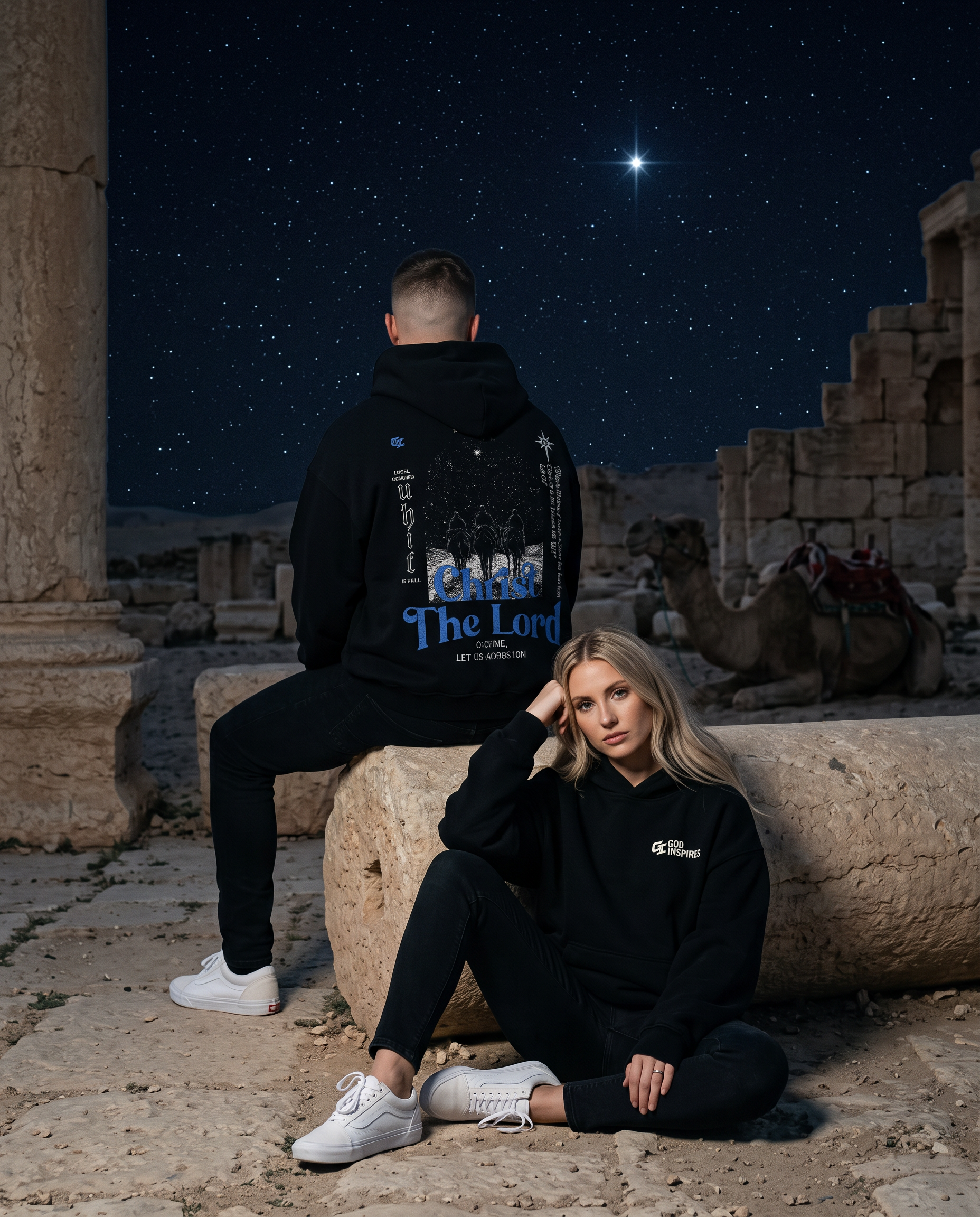 [Christmas Edition] 'O Come All Ye Faithful' Oversized Hoodie