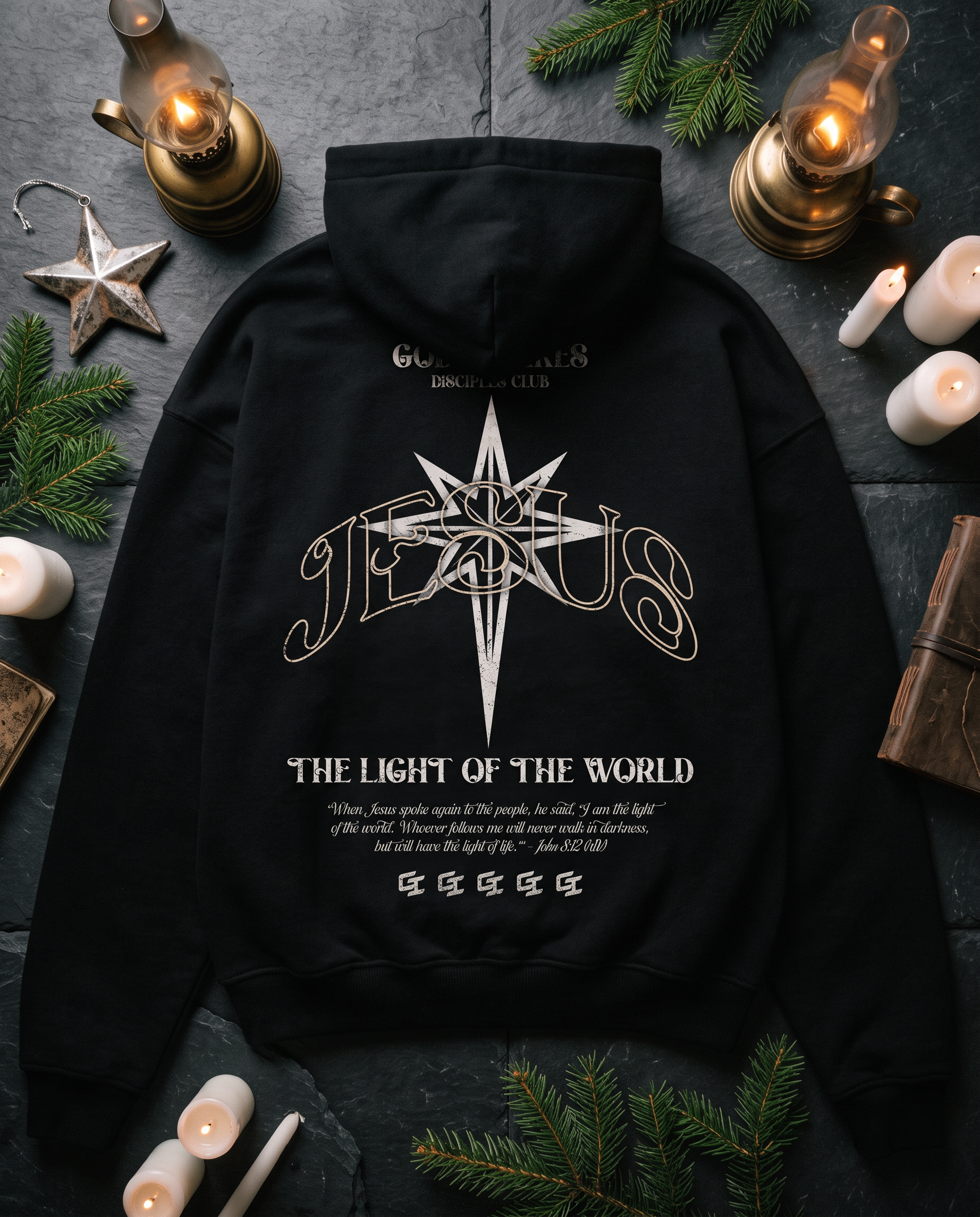 [Christmas Edition] 'Jesus The Light' Oversized Hoodie