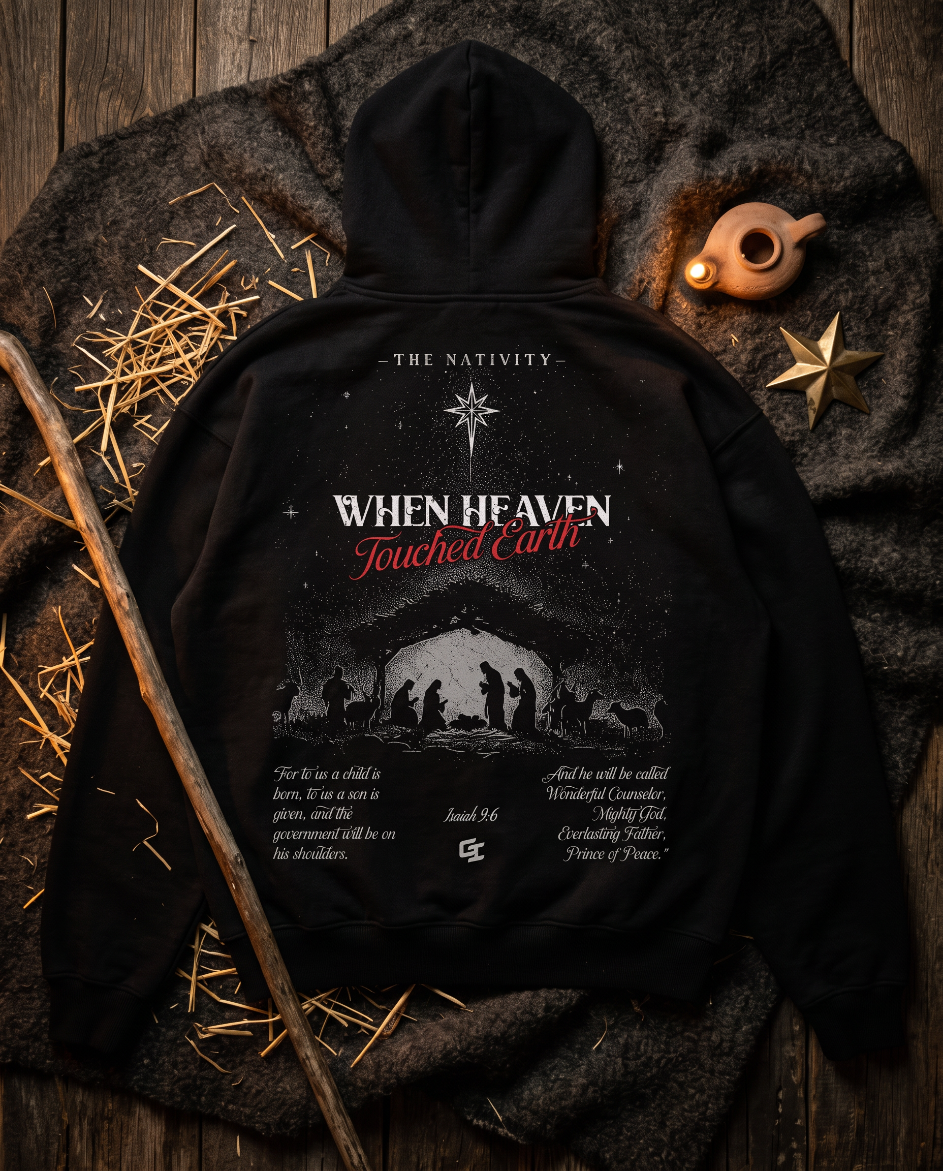 [Christmas Edition] 'The Nativity' Oversized Hoodie