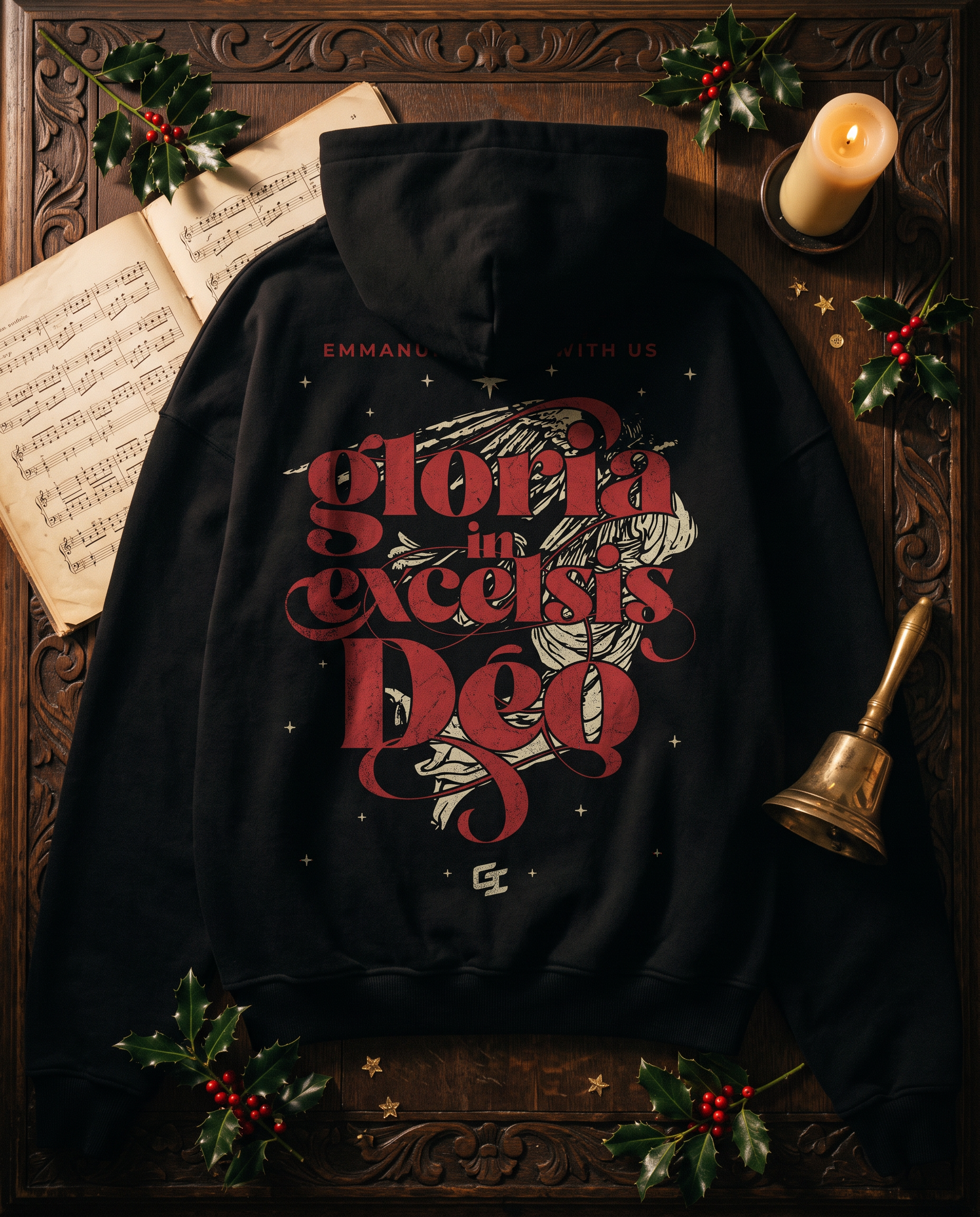 [Christmas Edition] 'Gloria In Excelsis Deo' Oversized Hoodie