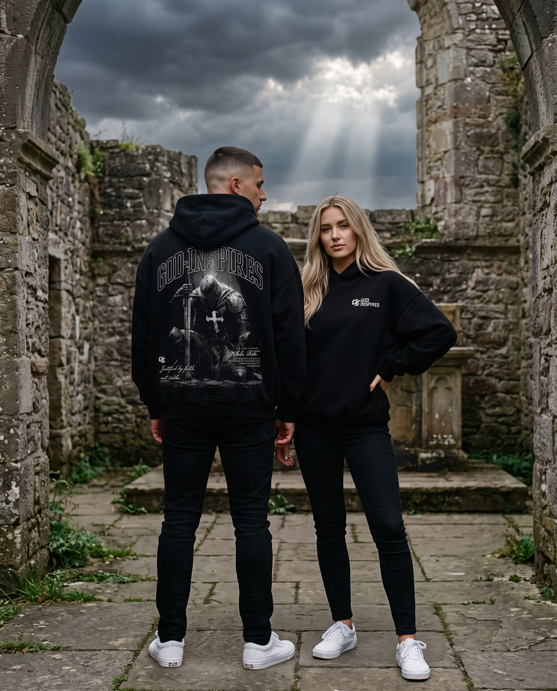 'The Five Solas: Sola Fide' Oversized Hoodie