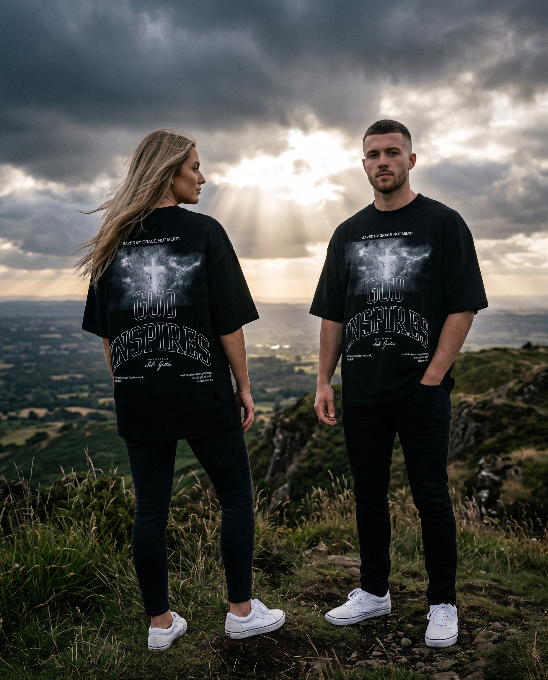 'The Five Solas: Sola Gratia' T-Shirt - God Inspires