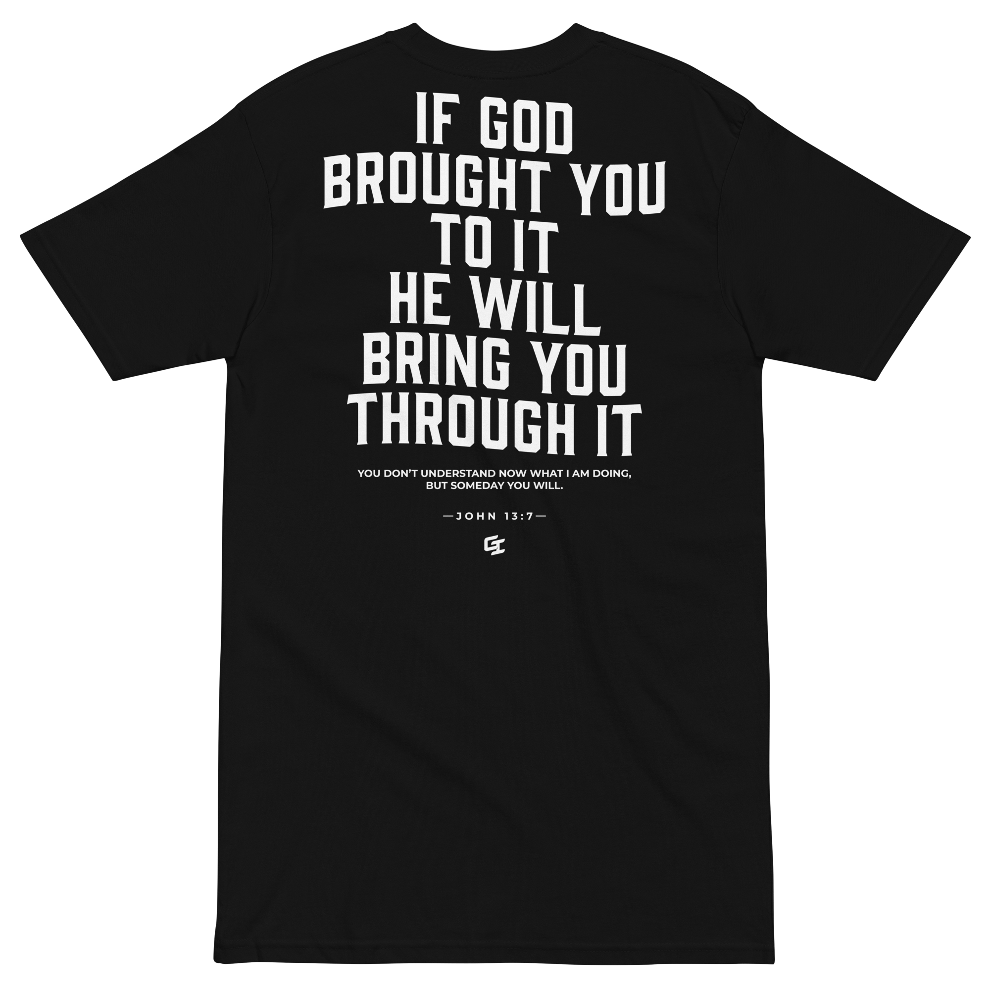 Epiphany 'He Will Bring You Through It' Premium Heavyweight T-Shirt