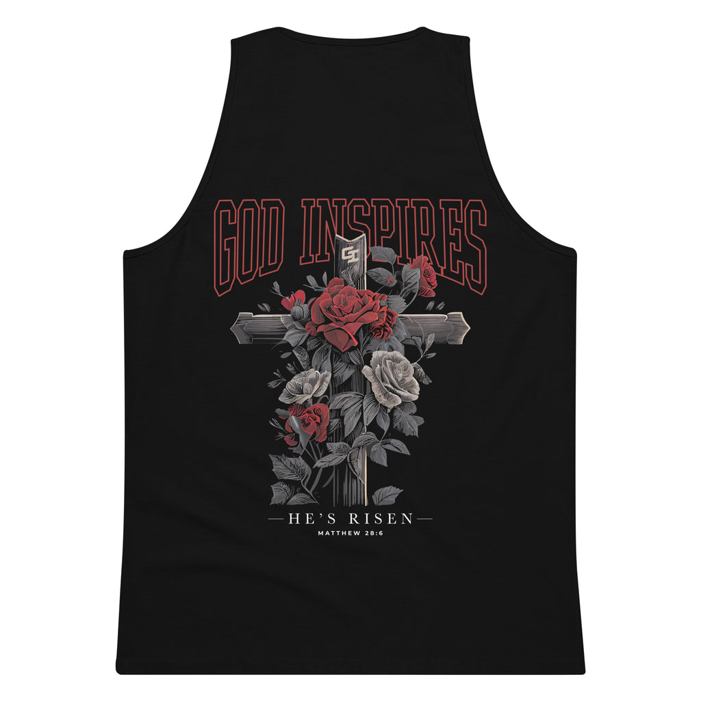 Theophany 'He's Risen' Tank Top