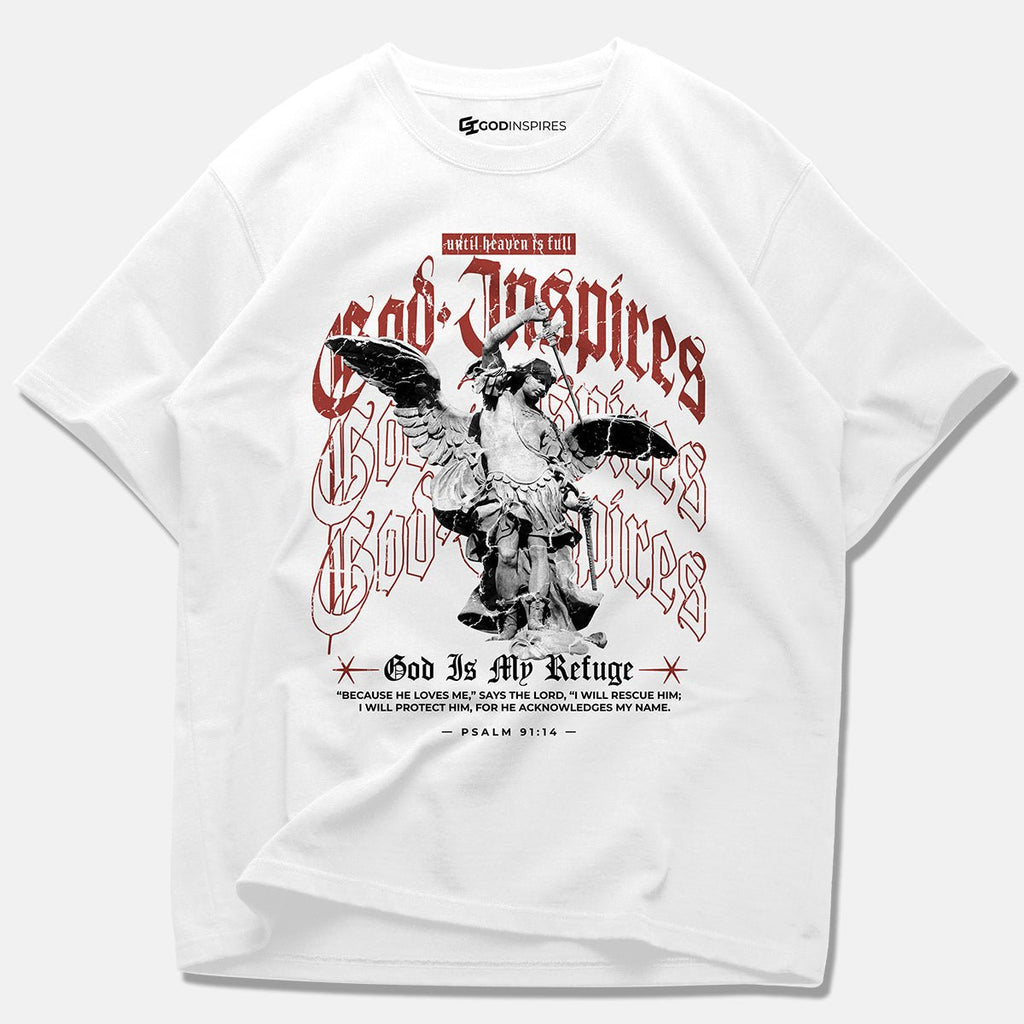 Prevailer 'My Refuge' Staple T - Shirt - God Inspires