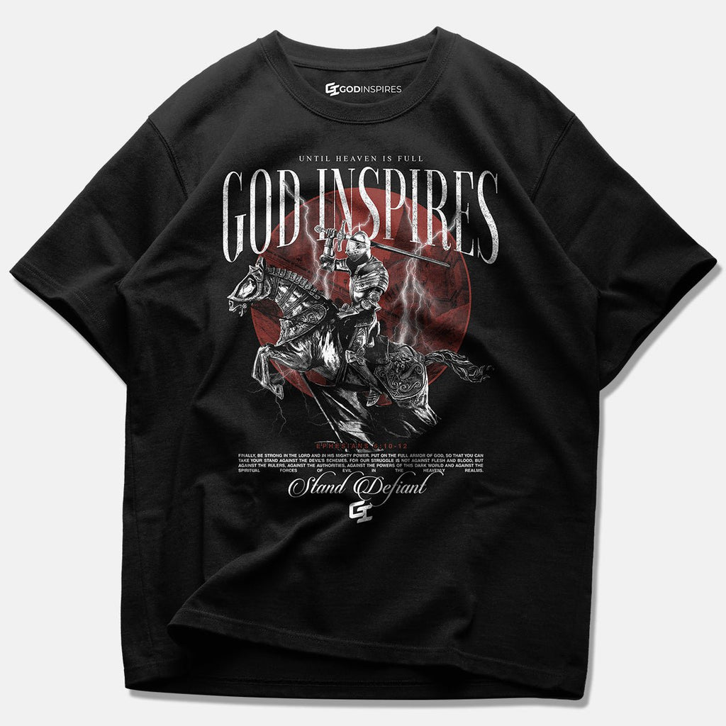 Prevailer 'Stand Defiant' Staple T - Shirt - God Inspires