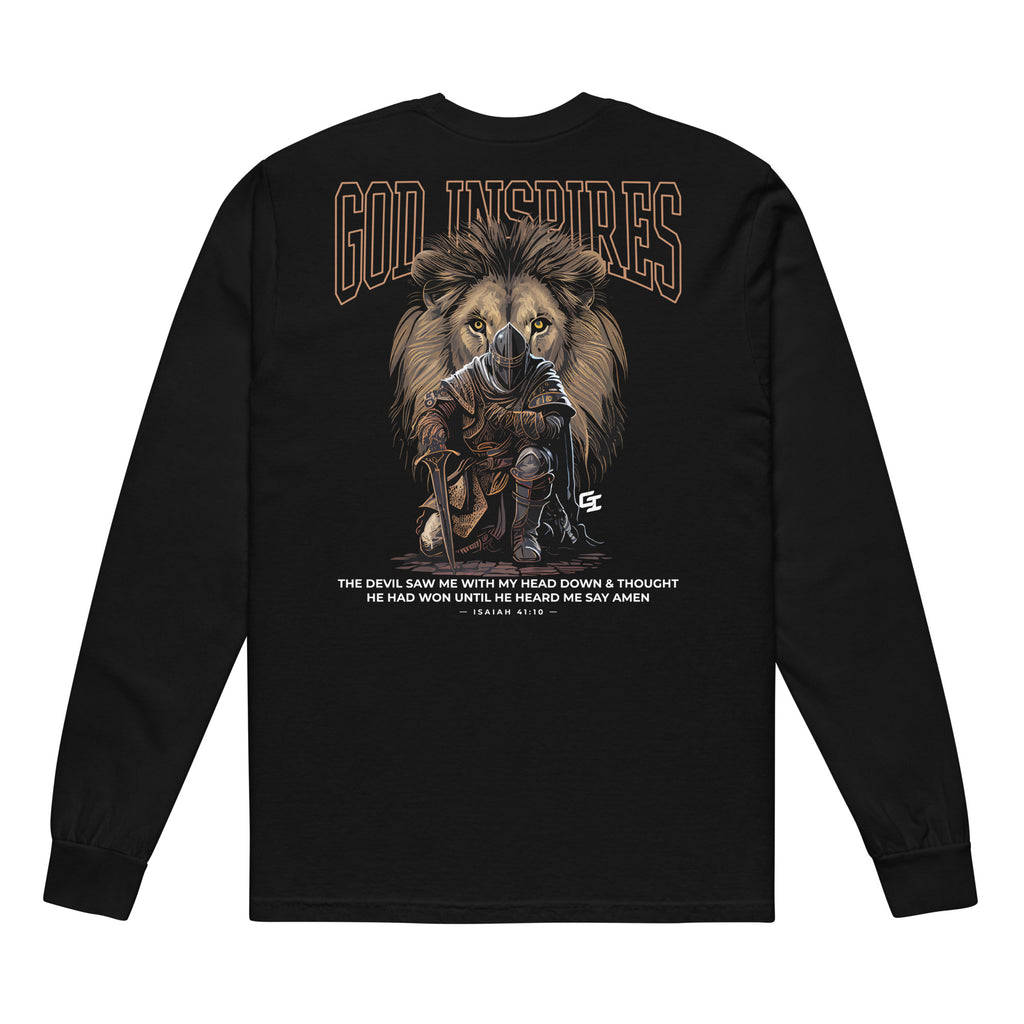 Theophany 'Knight' Garment-Dyed Heavyweight Long-Sleeve Shirt